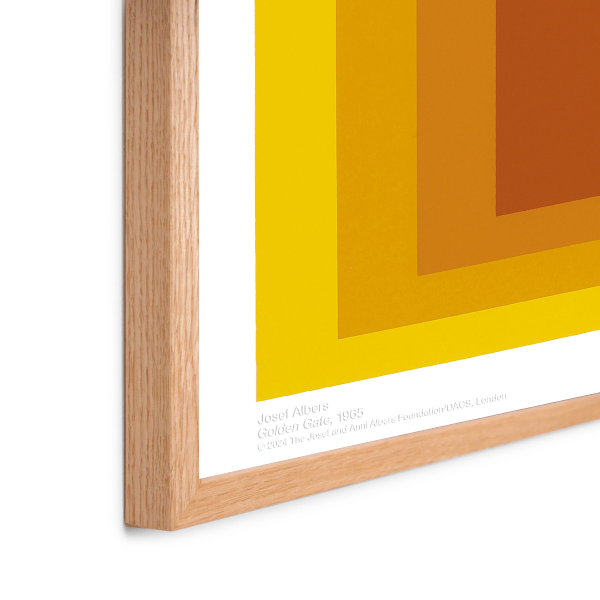 Josef Albers Golden Gates Framed Poster - Image 2