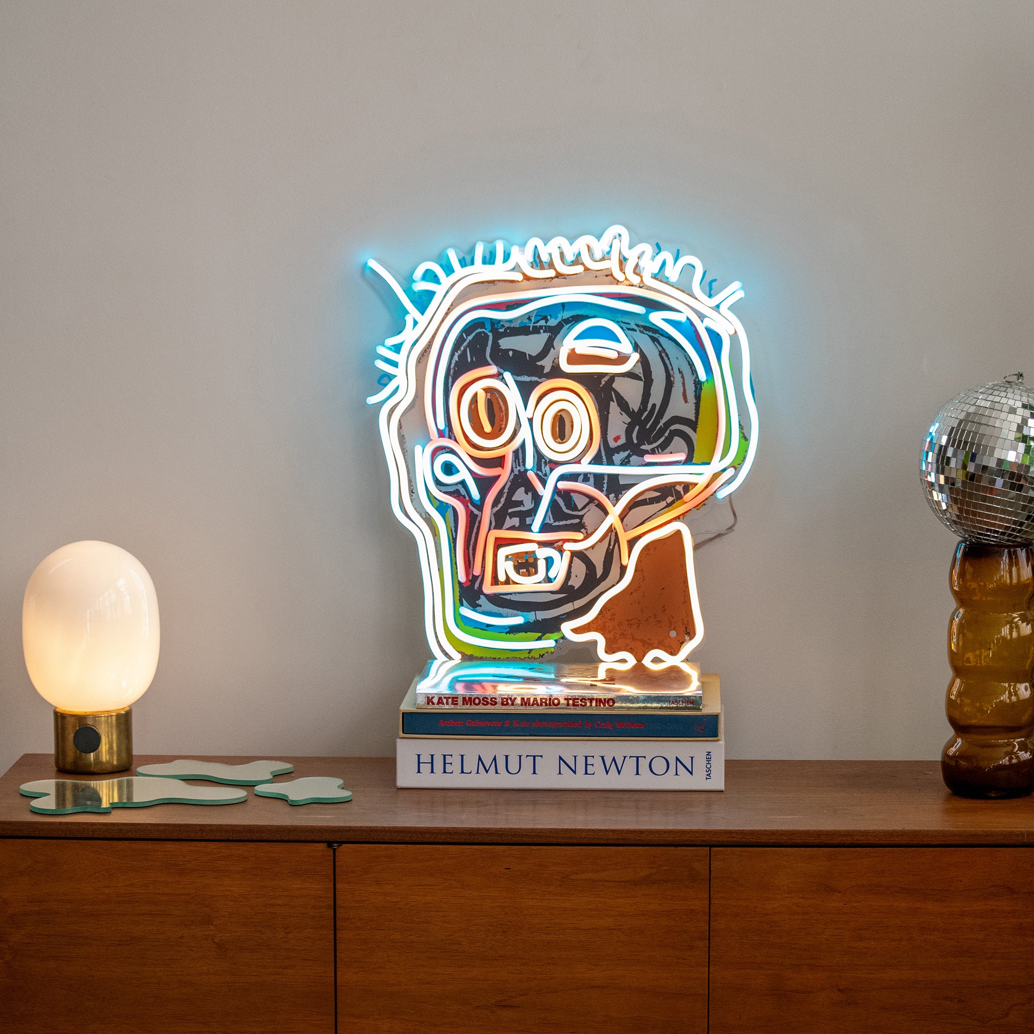 Jean-Michel Basquiat Head Neon Sign - Image 4