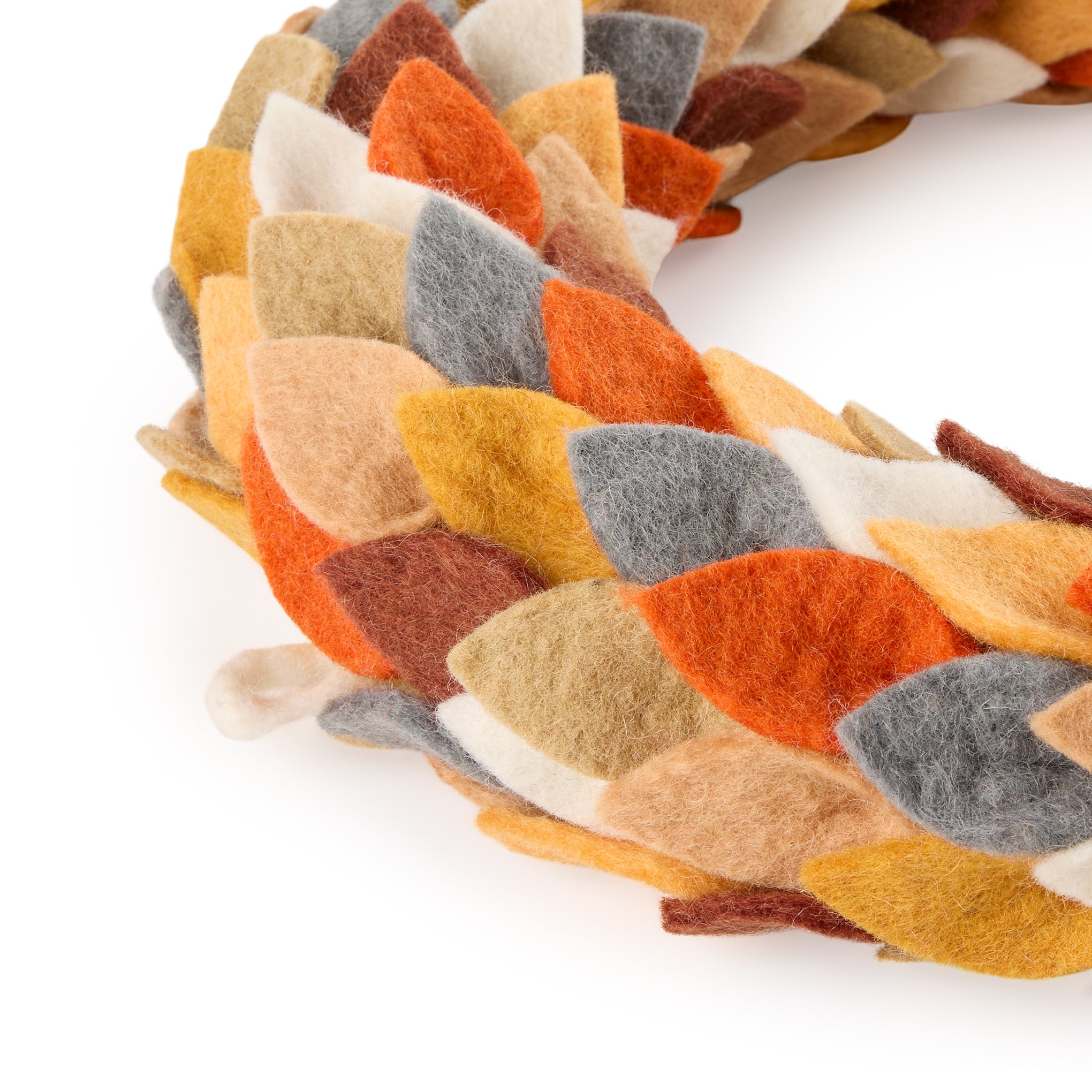 Fall Foliage Felt Wreath - Image 3
