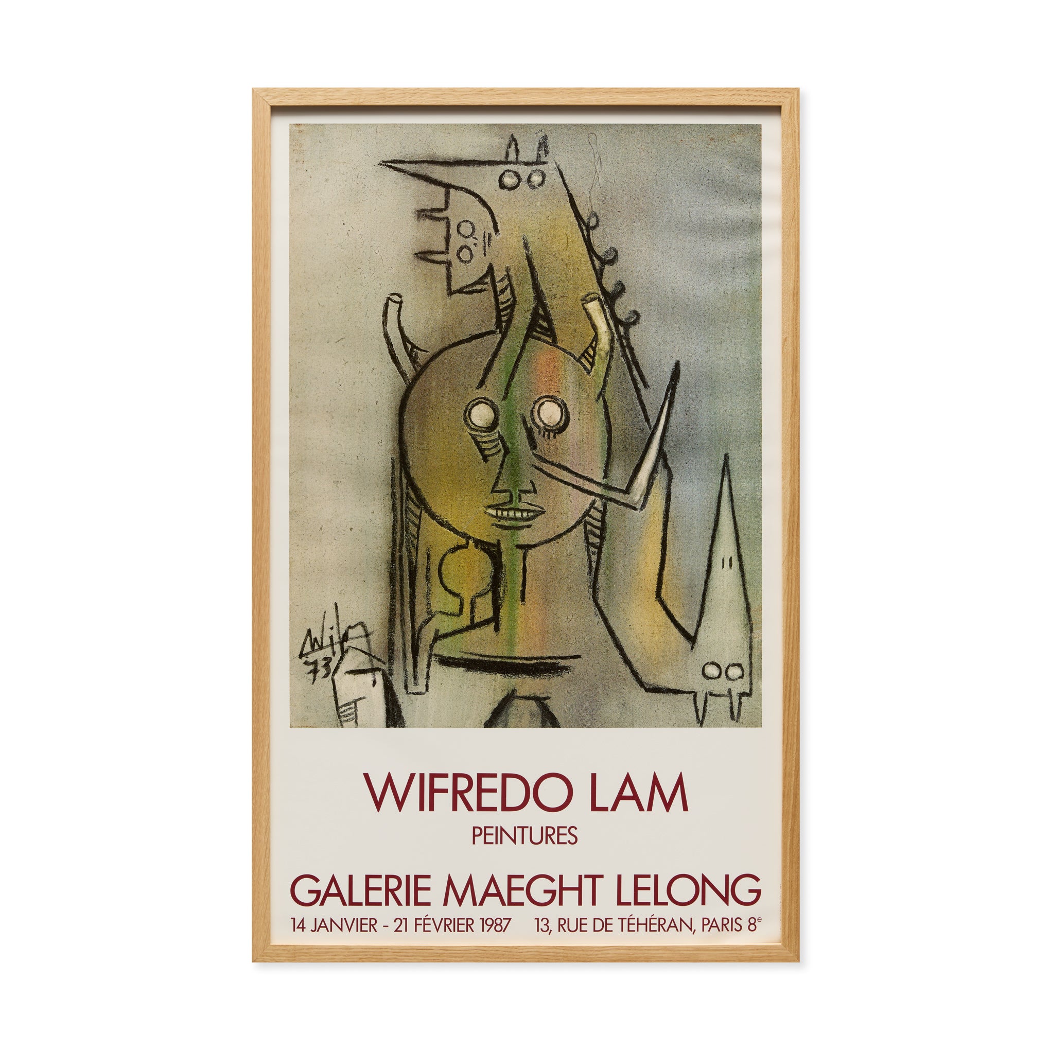 Wifredo Lam Peintures Framed Poster