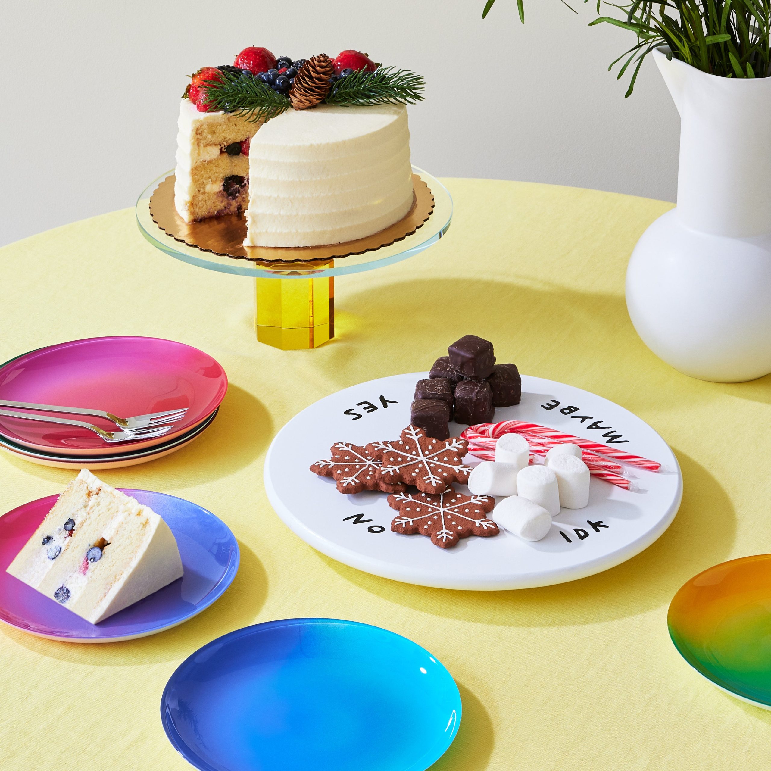 Spectrum Dinnerware - Dessert Plates S/6 - Image 5