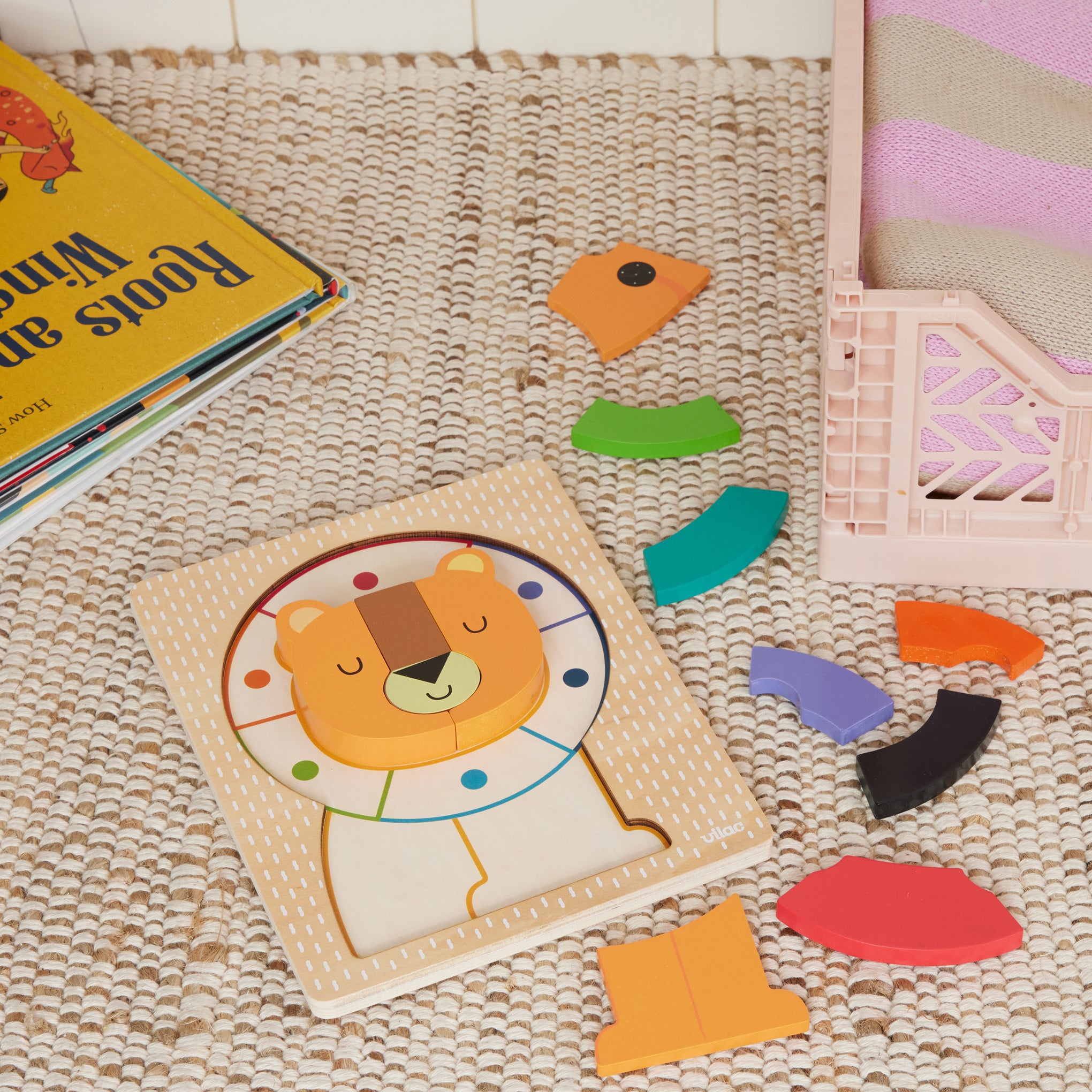 Lion Wooden Puzzle - 17 Pieces - Image 4