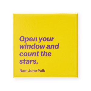Nam June Paik Quote Magnet