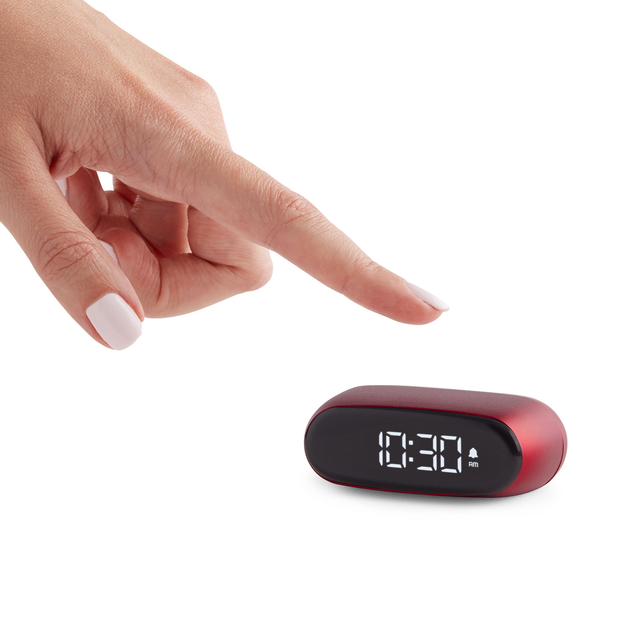 Lexon Minut Alarm Clock - Red - Image 3