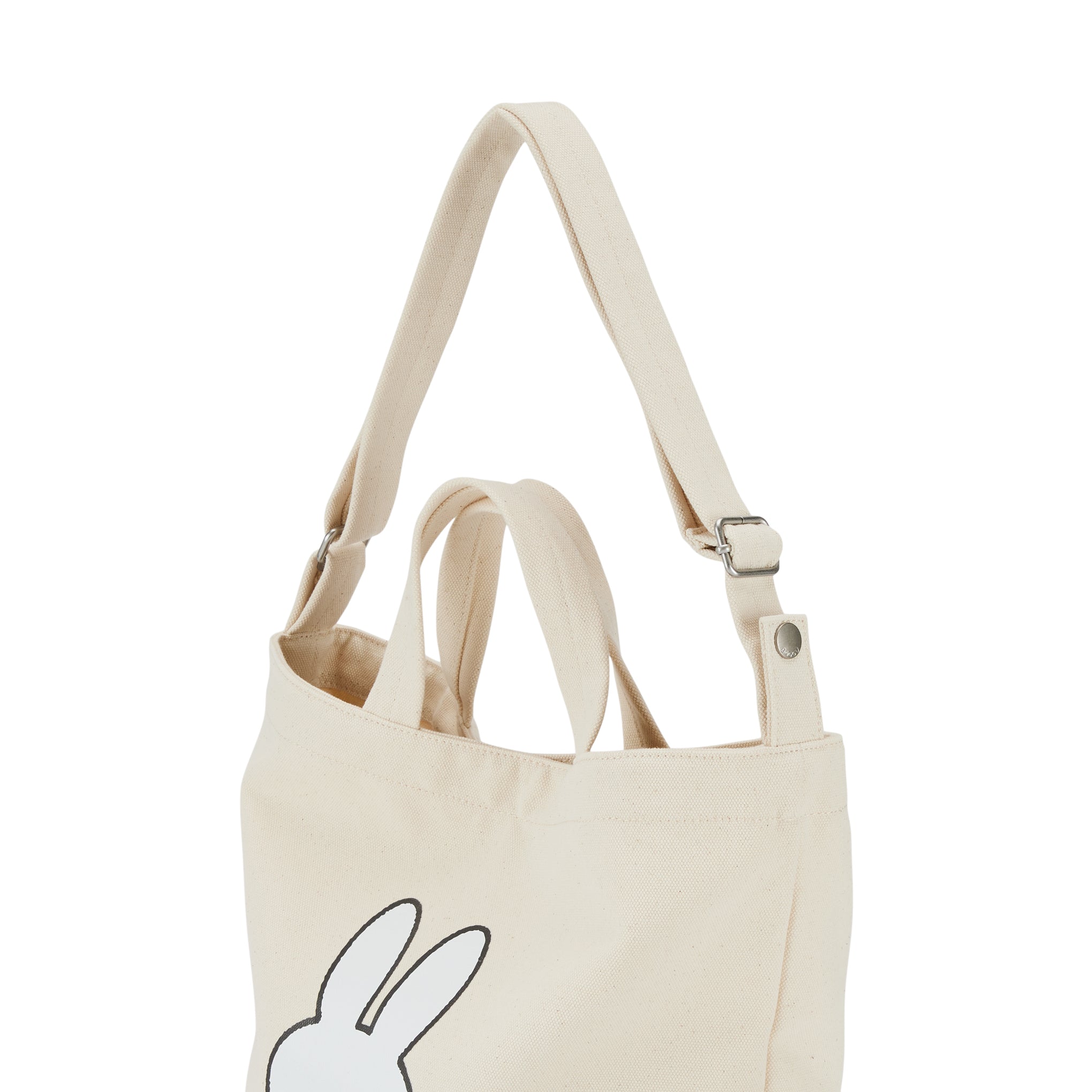 MoMA Miffy Baggu Recycled Cotton Zip Duck Bag - Image 3