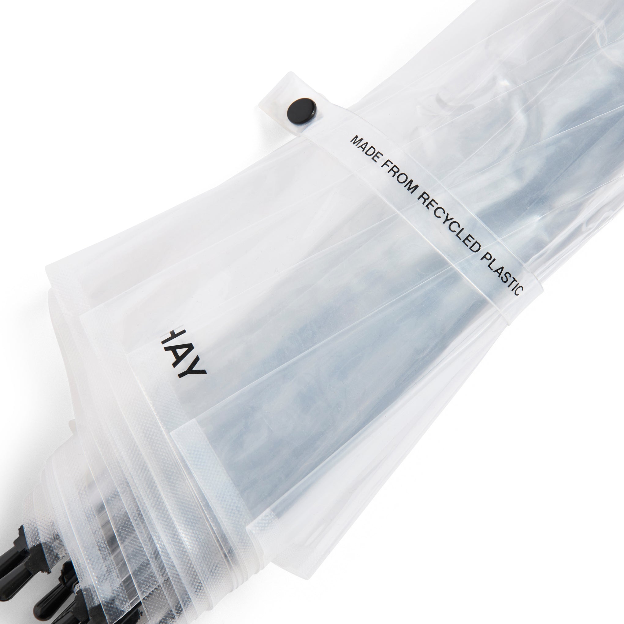 HAY Canopy Stick Recycled Plastic Umbrella - Clear - Image 4
