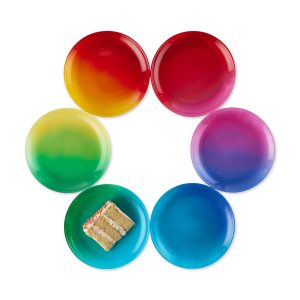 Spectrum Dinnerware - Dessert Plates S/6