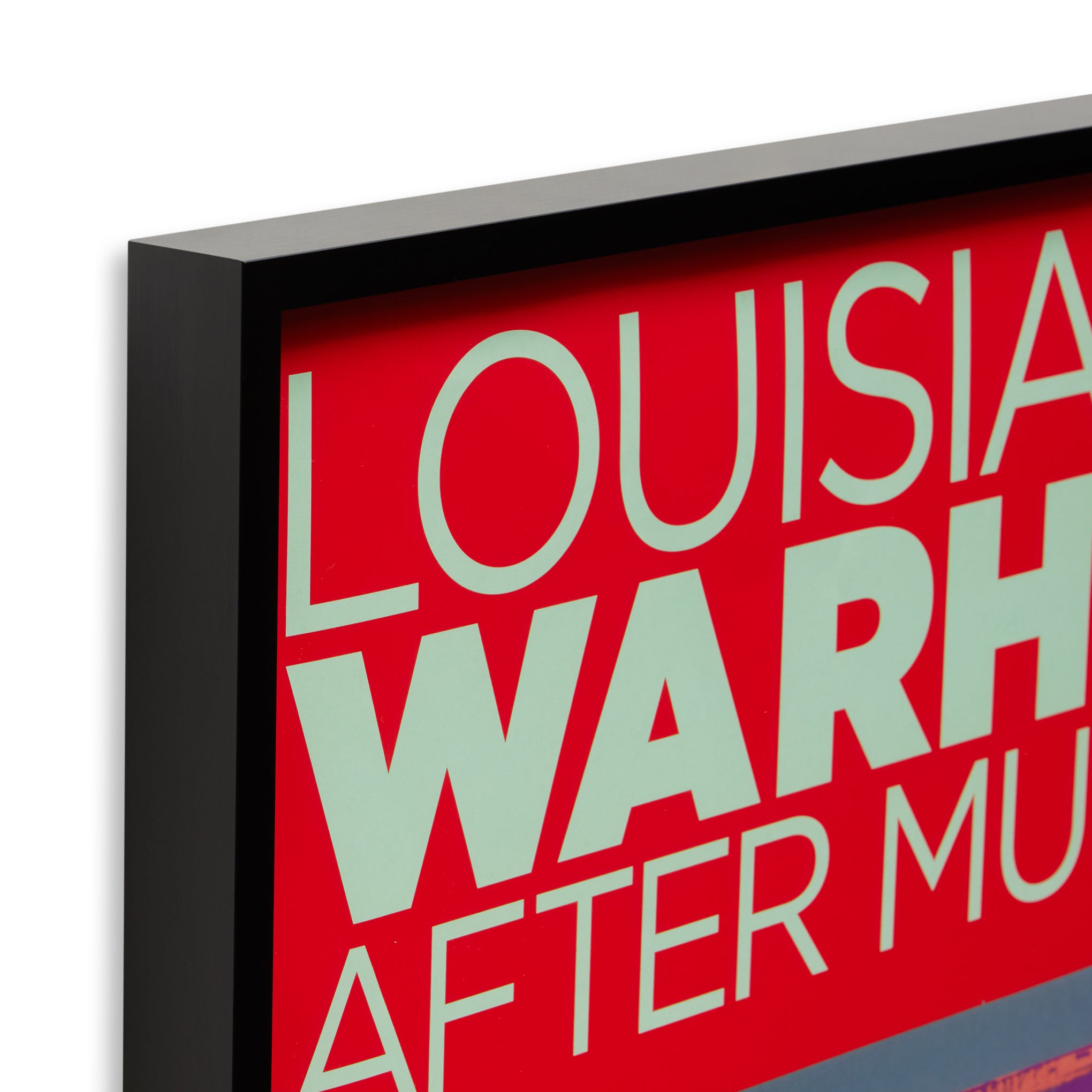 Andy Warhol after Munch 2010 Red Framed Poster - Image 2