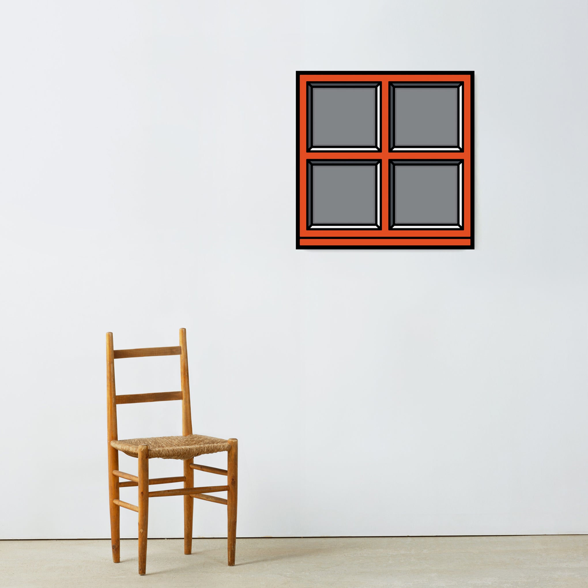 Richard Woods Window 01 Framed Print - Image 2