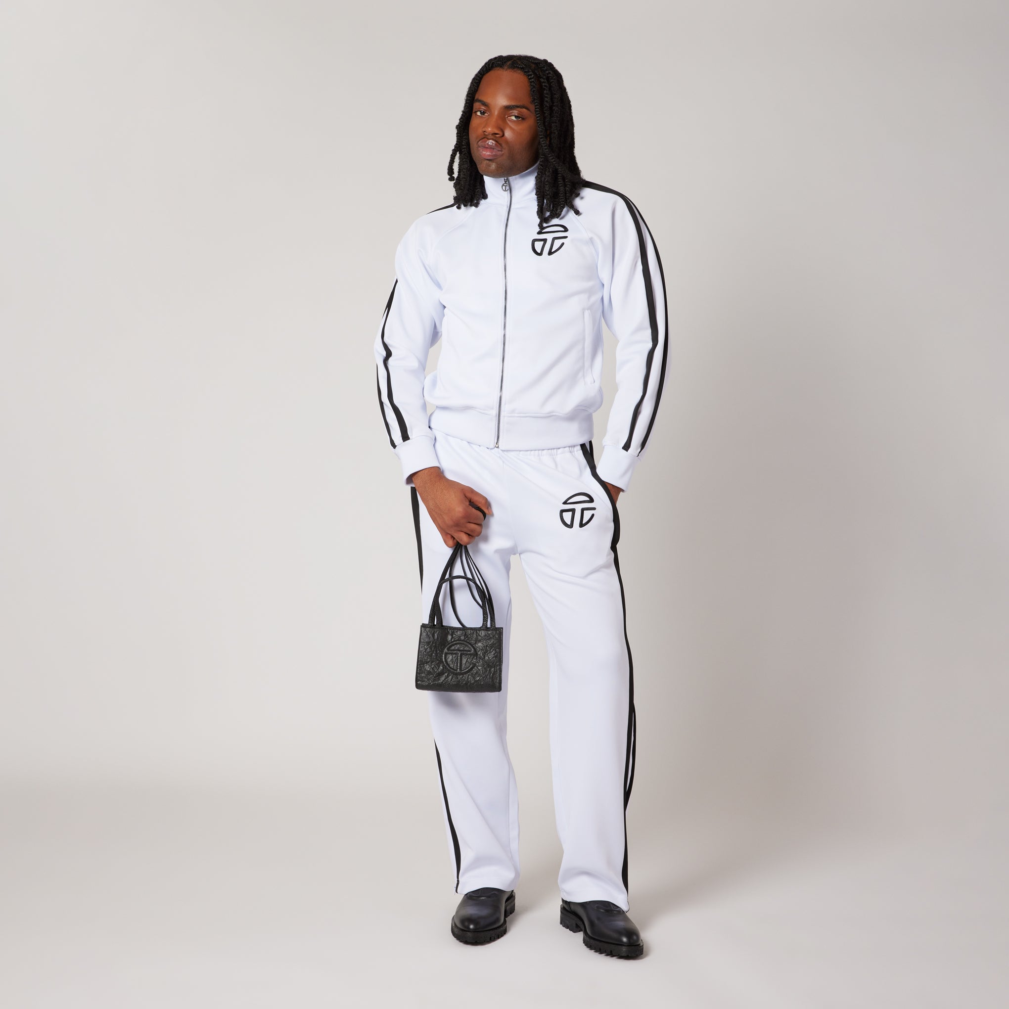 Telfar Tyvek Shopping Bag - Black - Image 15