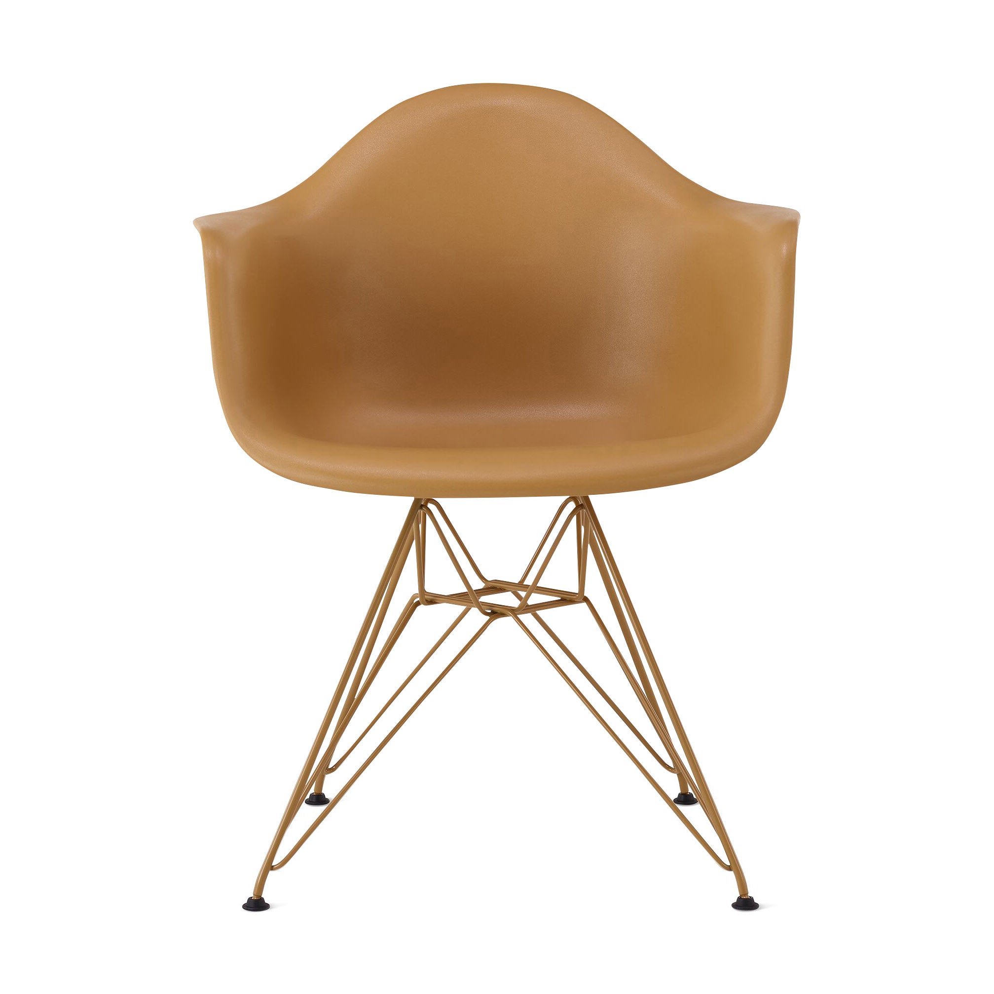 Herman Miller x HAY Eames Molded Recycled Plastic Armchair - Toffee - Image 3