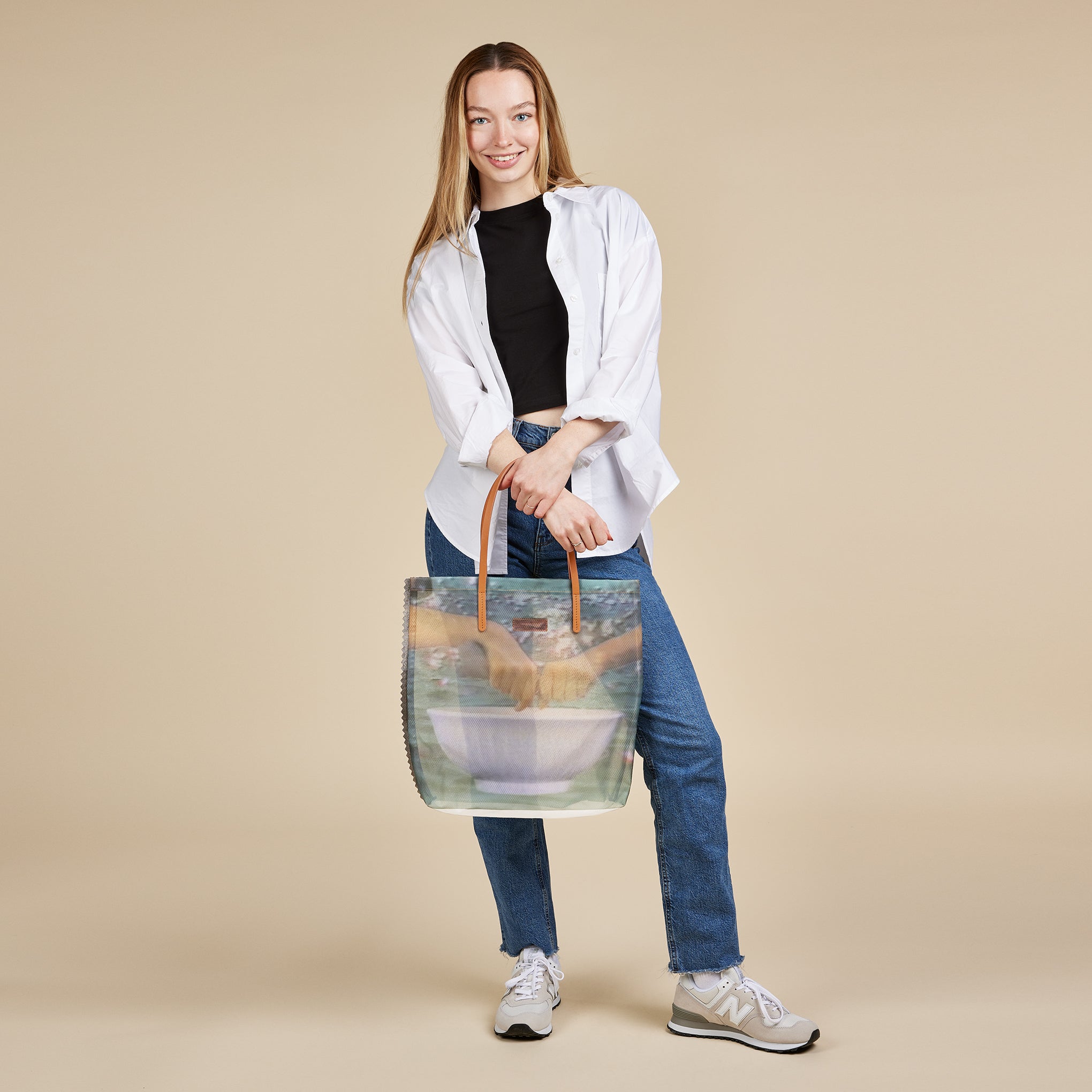 Joan Jonas Rachel Comey Mesh Tote - Forest - Image 2