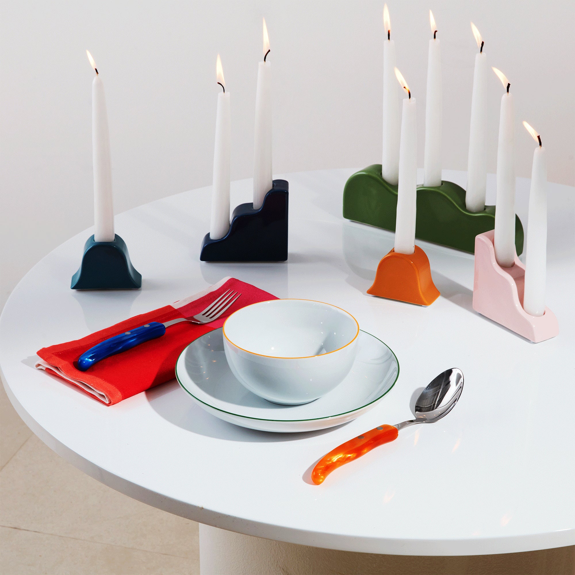 Rainbow Flatware - Set of 24 - Image 3