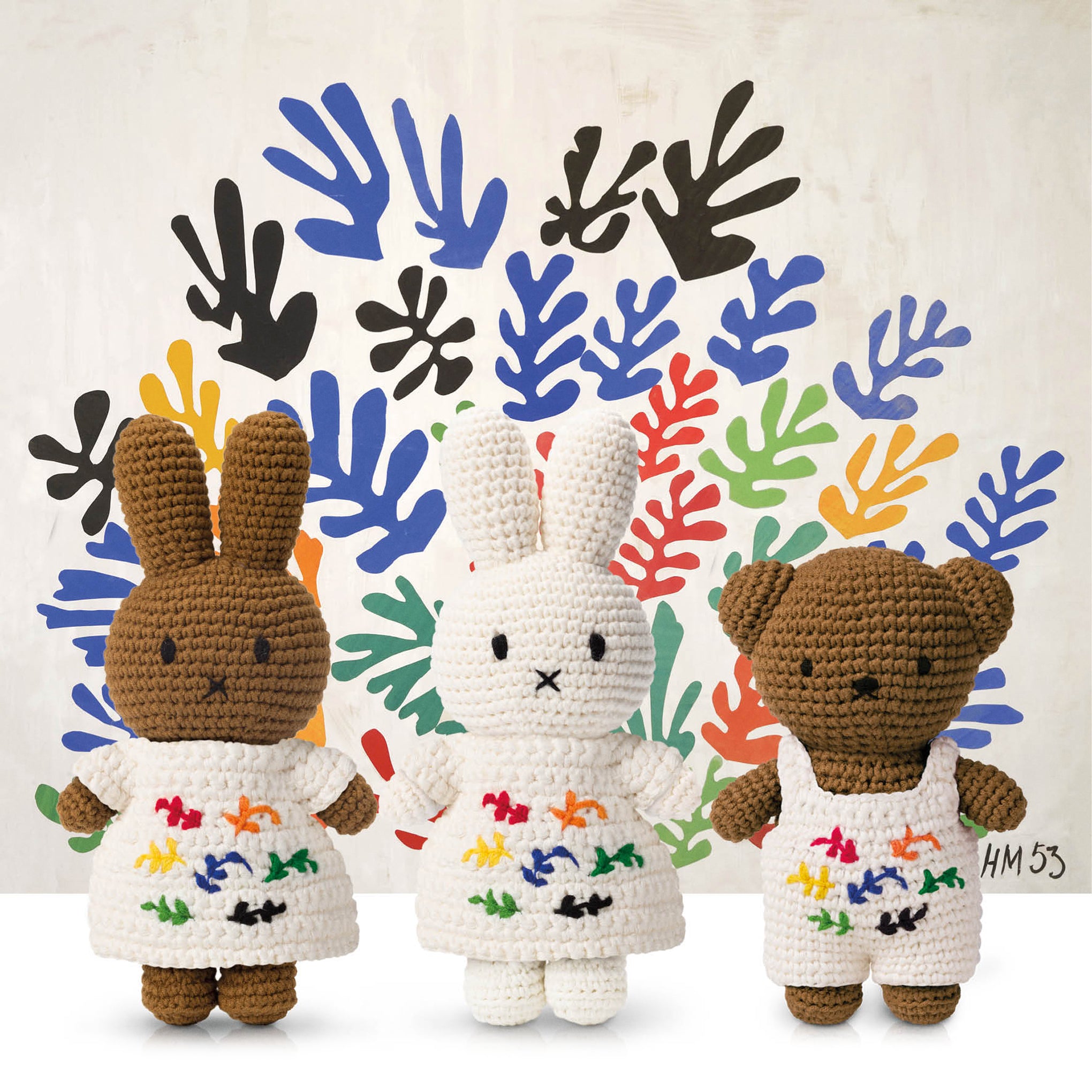 Miffy & Friends Crochet Henri Matisse Plush Toy - Boris - Image 5