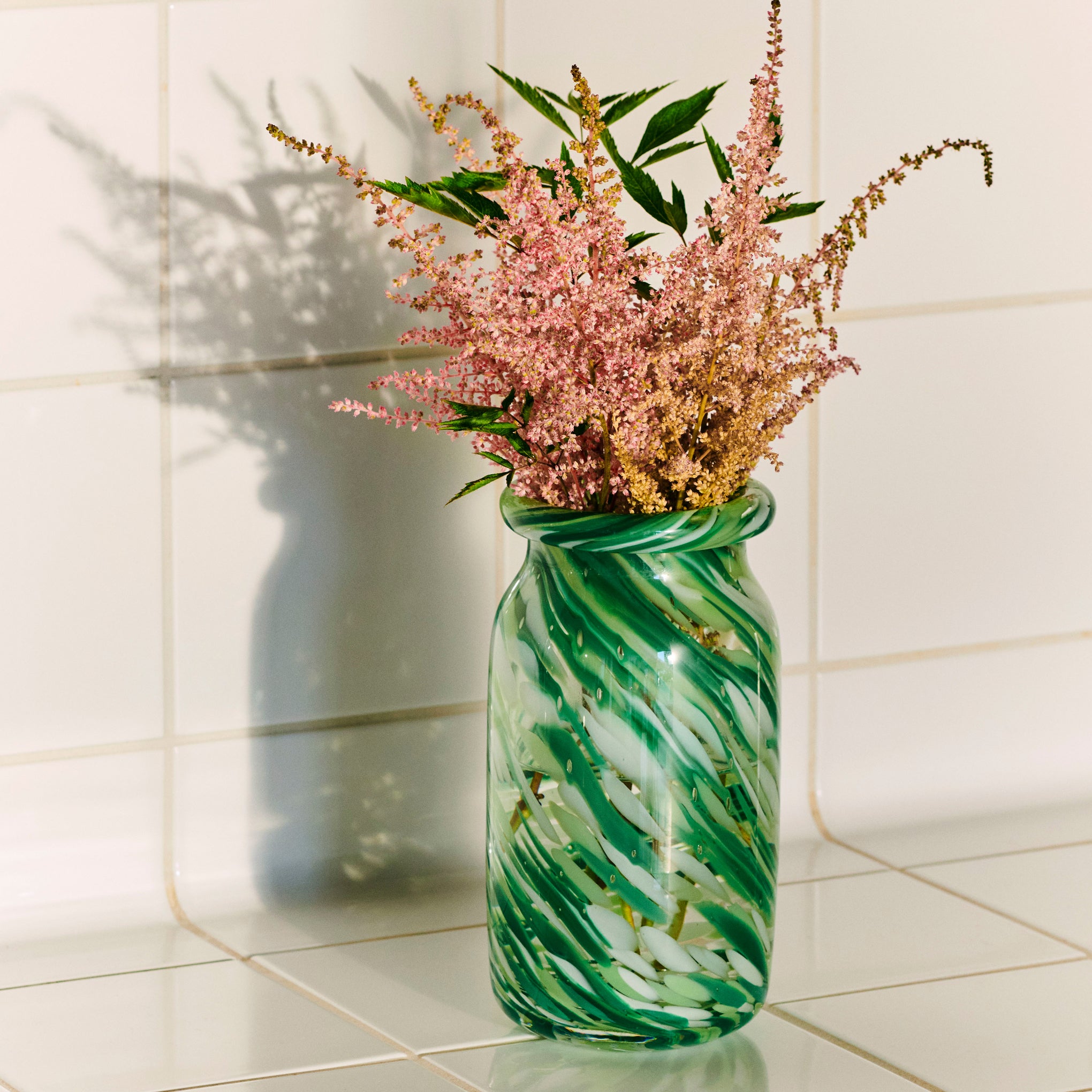 HAY Splash Glass Vase - Green - Image 2