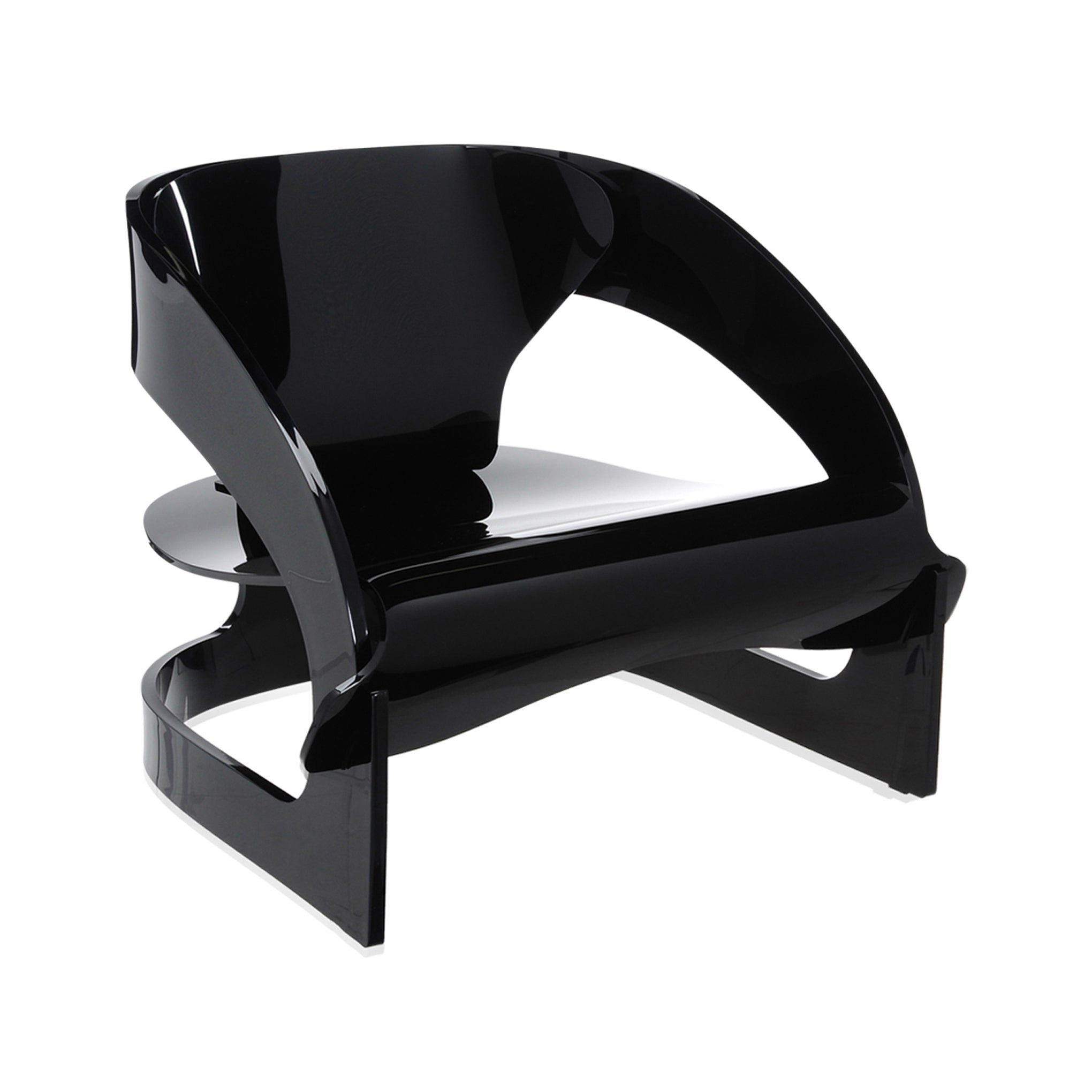 Joe Colombo 4801 Armchair by Kartell - Black