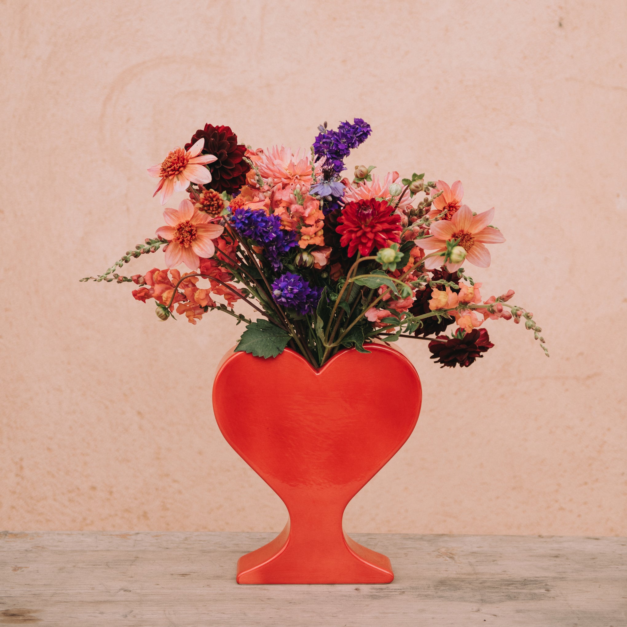 Heart Ceramic Vase - Image 2