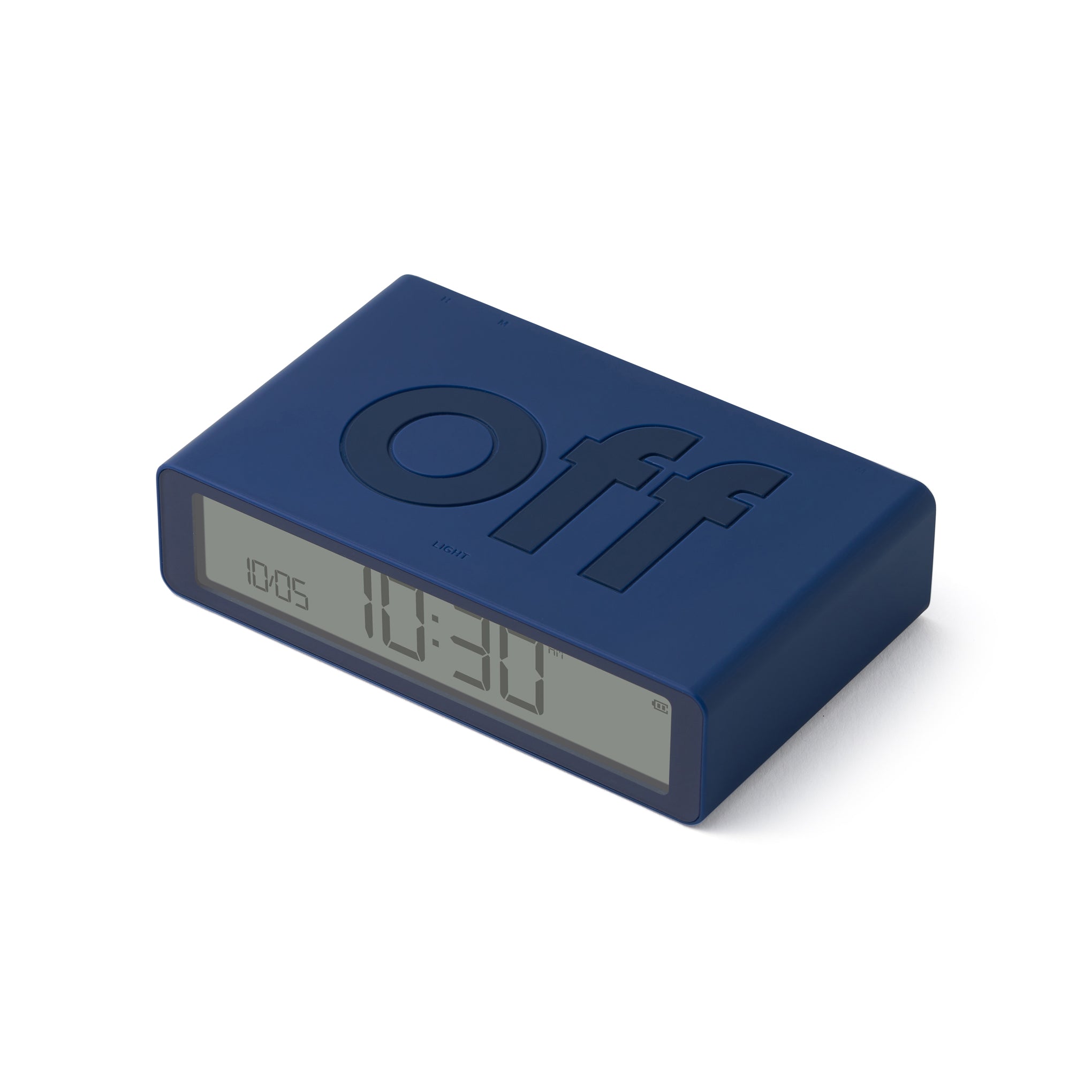 Lexon Flip Rechargeable Alarm Clock - Dark Blue - Image 4