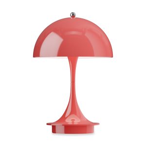Panthella 160 Portable Table Lamp - Coral