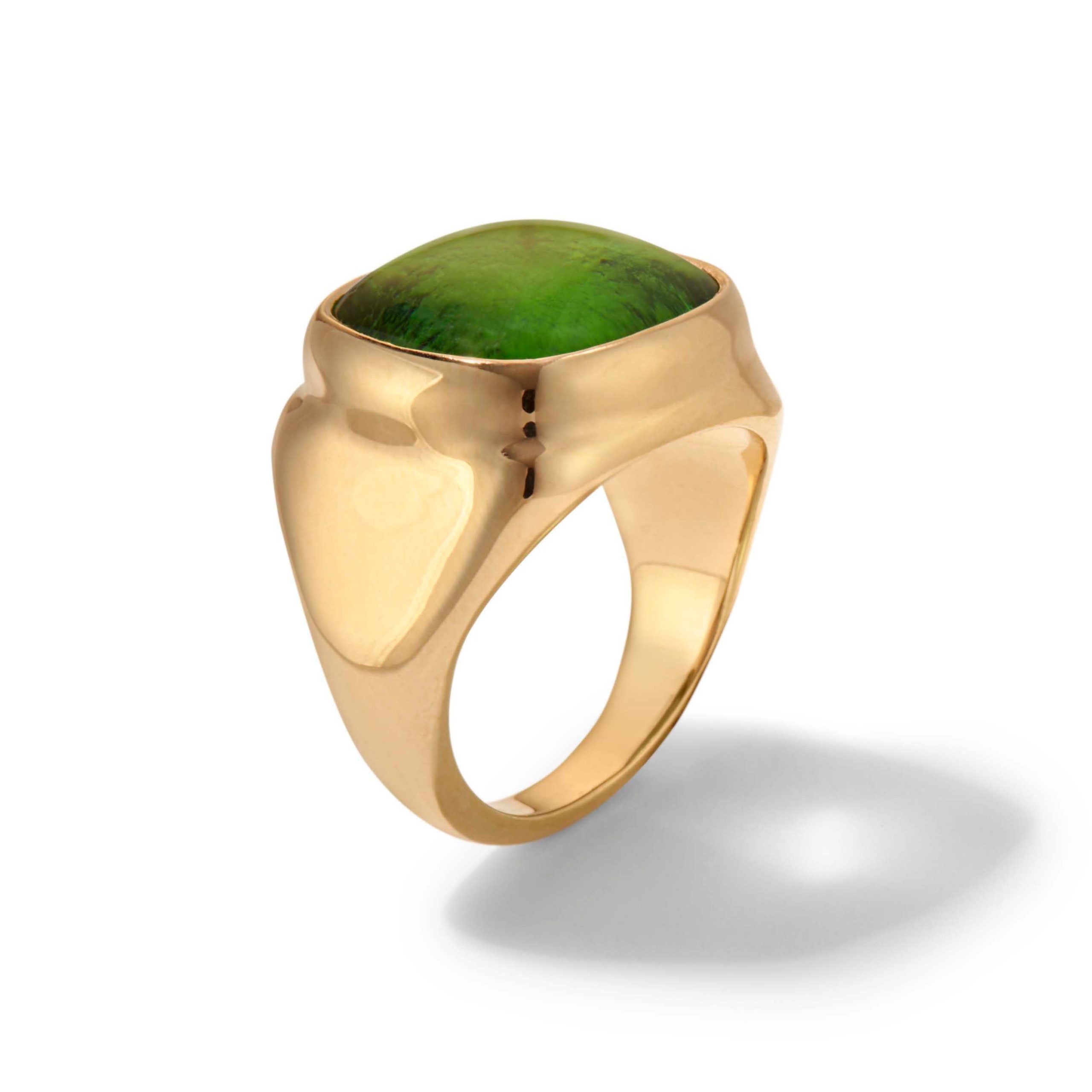 Soko Gold-Plated Umbo Square Statement Ring - Image 4