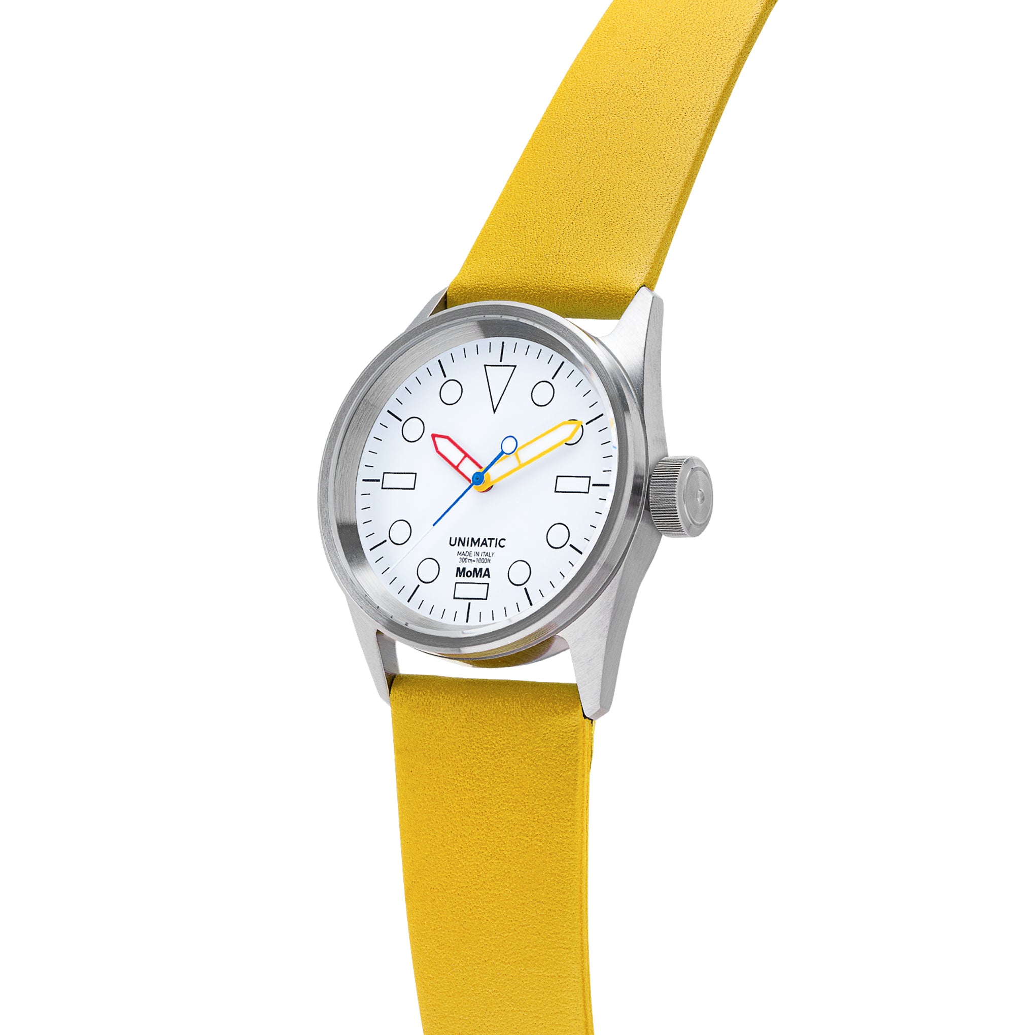 MoMA Unimatic De Stijl Modello Cinque Watch - Yellow - Image 4