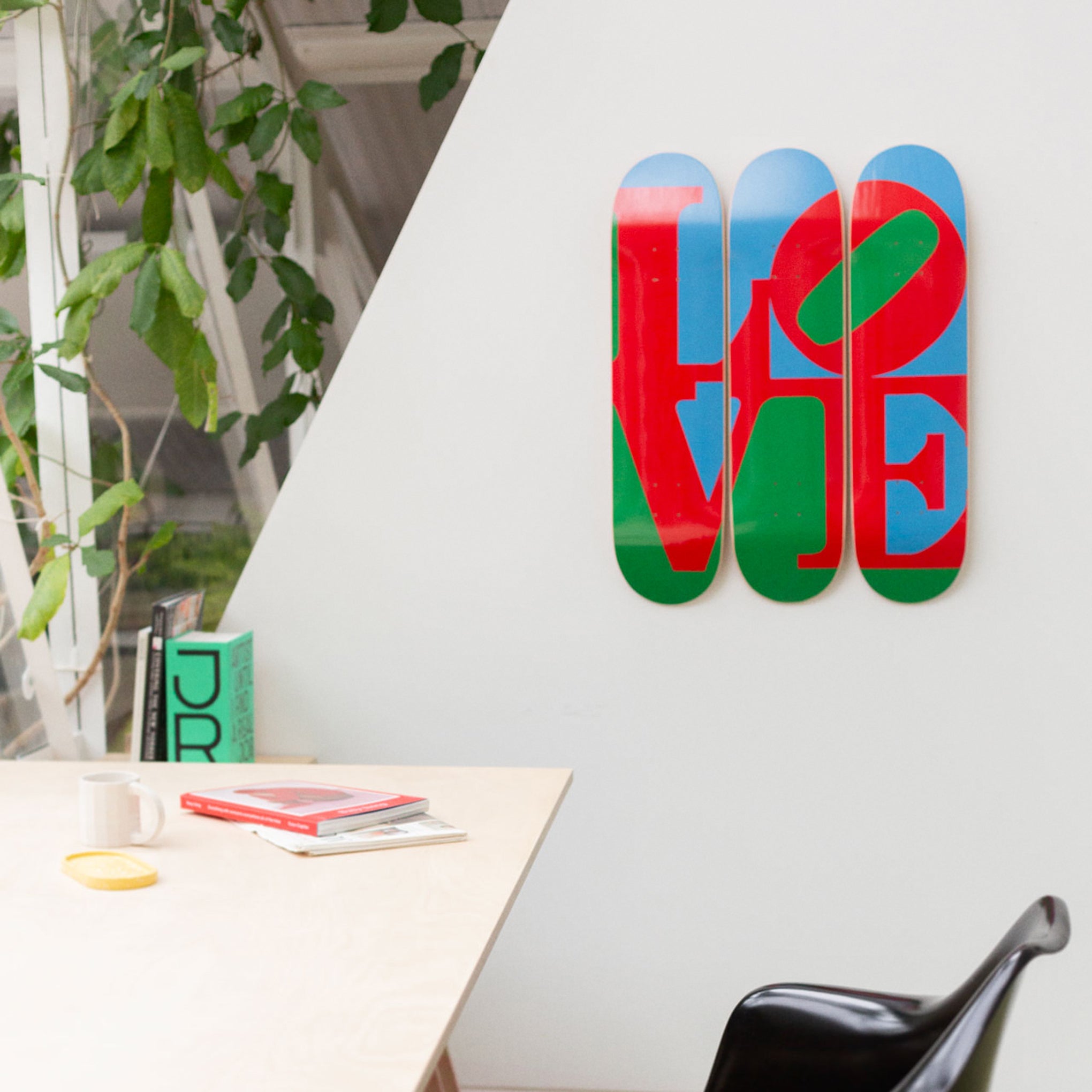 Robert Indiana LOVE Skateboard Triptych - Image 6