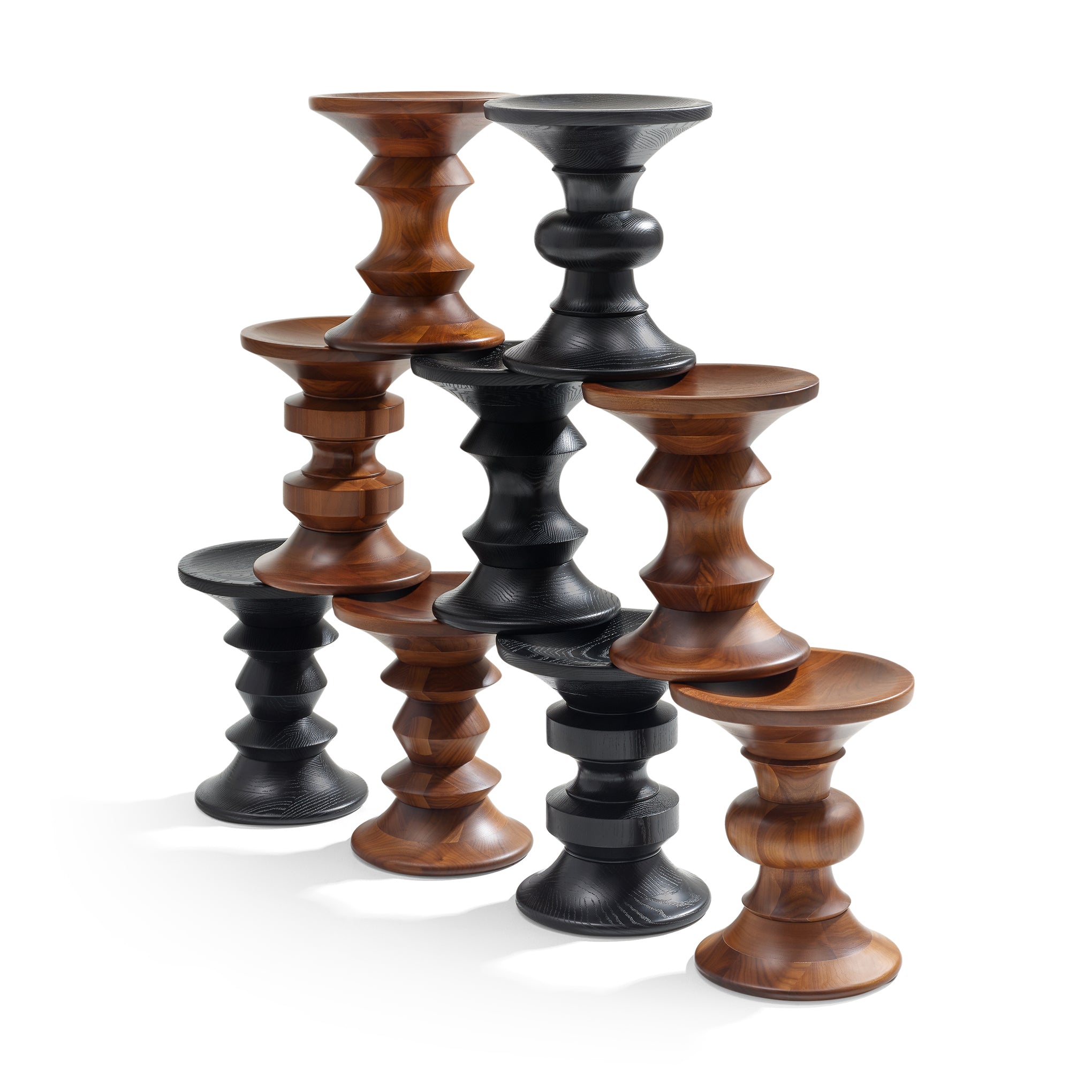 Eames® D Stool from Herman Miller - Ebony - Image 5