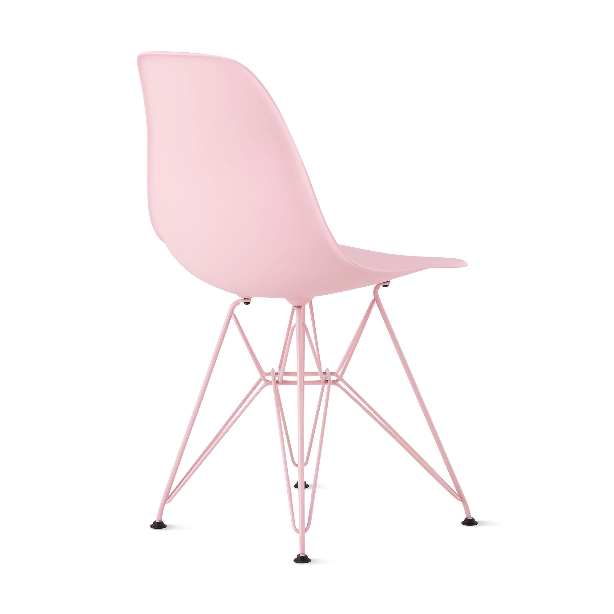 Herman Miller x HAY Eames Molded Recycled Plastic Side Chair - Powder Pink - Image 6