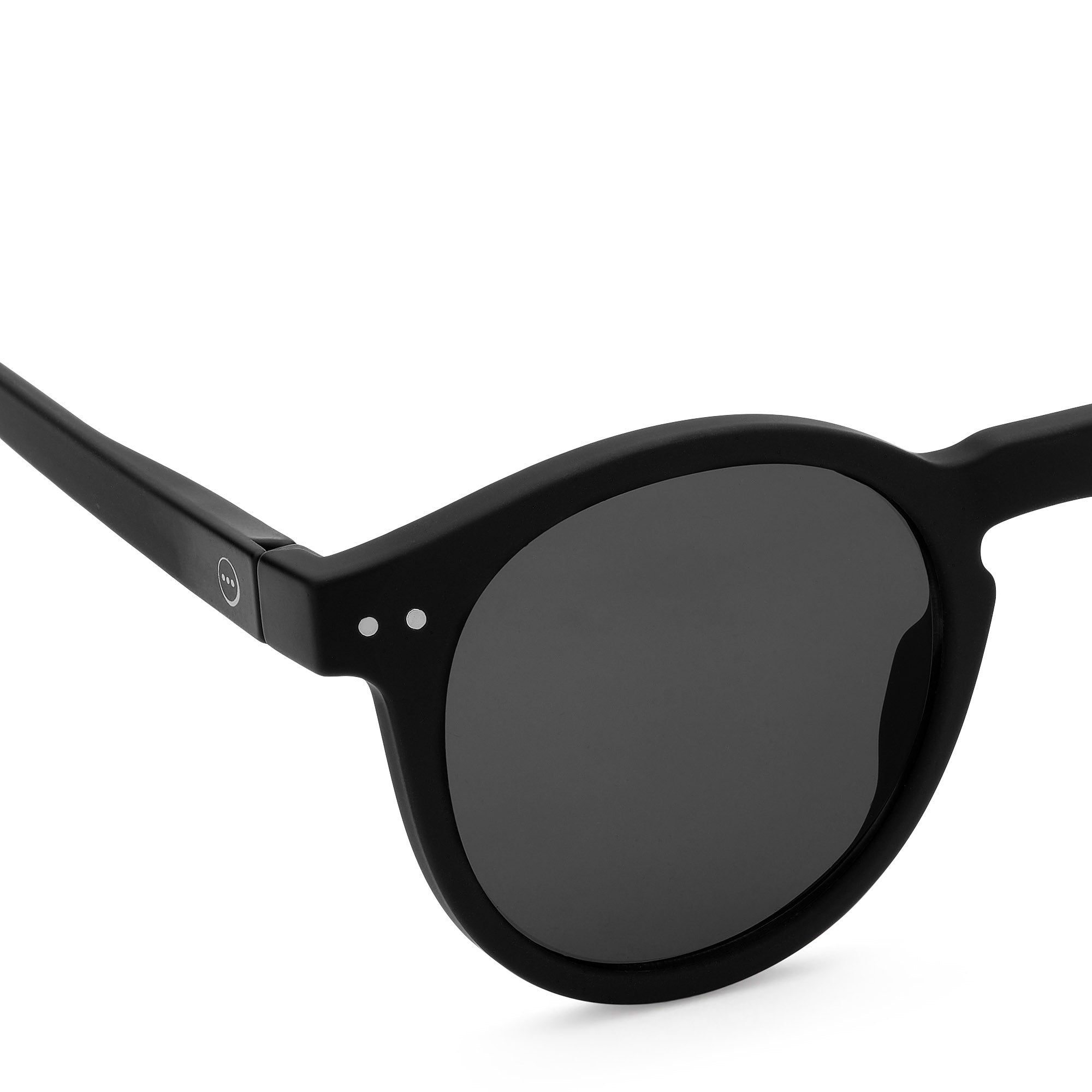 IZIPIZI Round Sunglasses #M - Black - Image 3