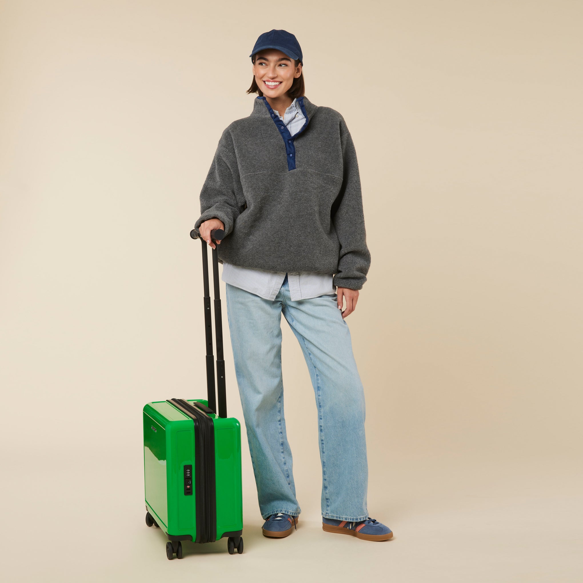 Square Expandable Suitcase with TT Handle - Carry-On - Image 7