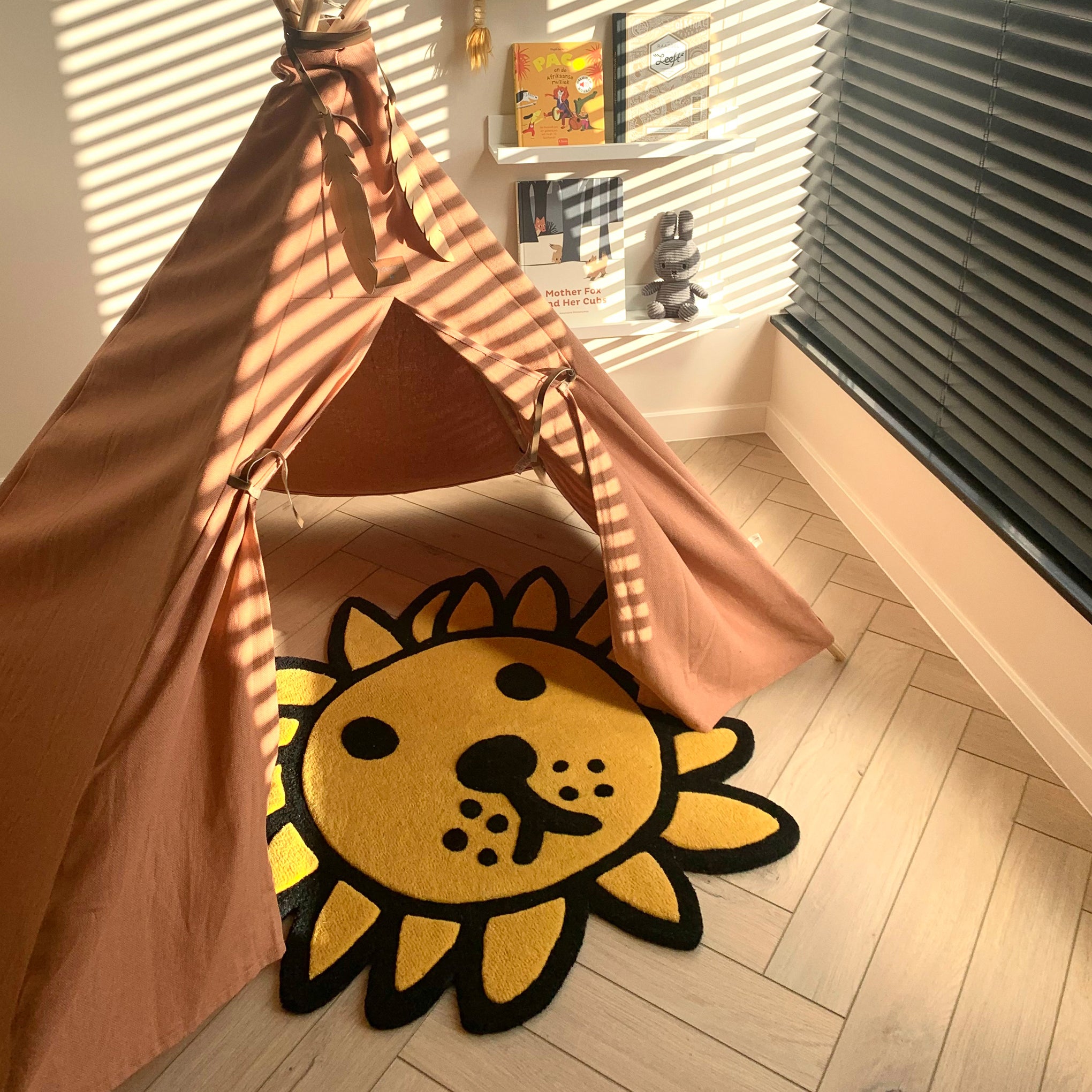 Miffy & Friends Wool Rug - Yellow - Image 5