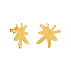 Joan Miró Gold-Plated Star Earrings