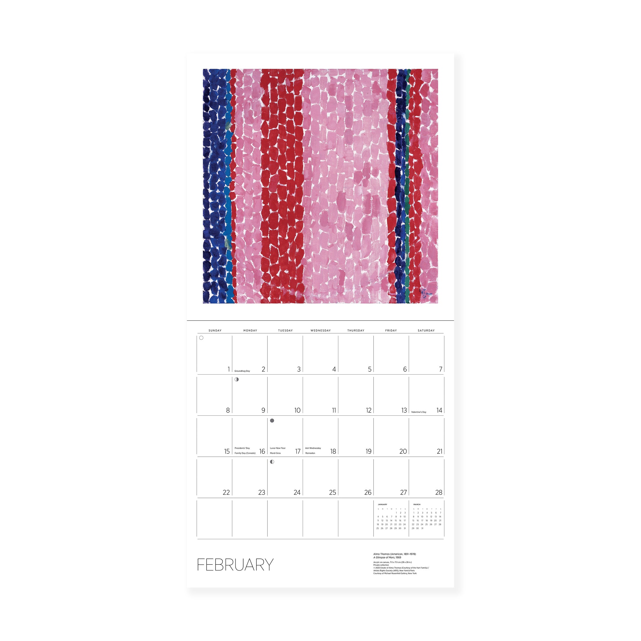 2026 Alma Thomas Wall Calendar - Image 4