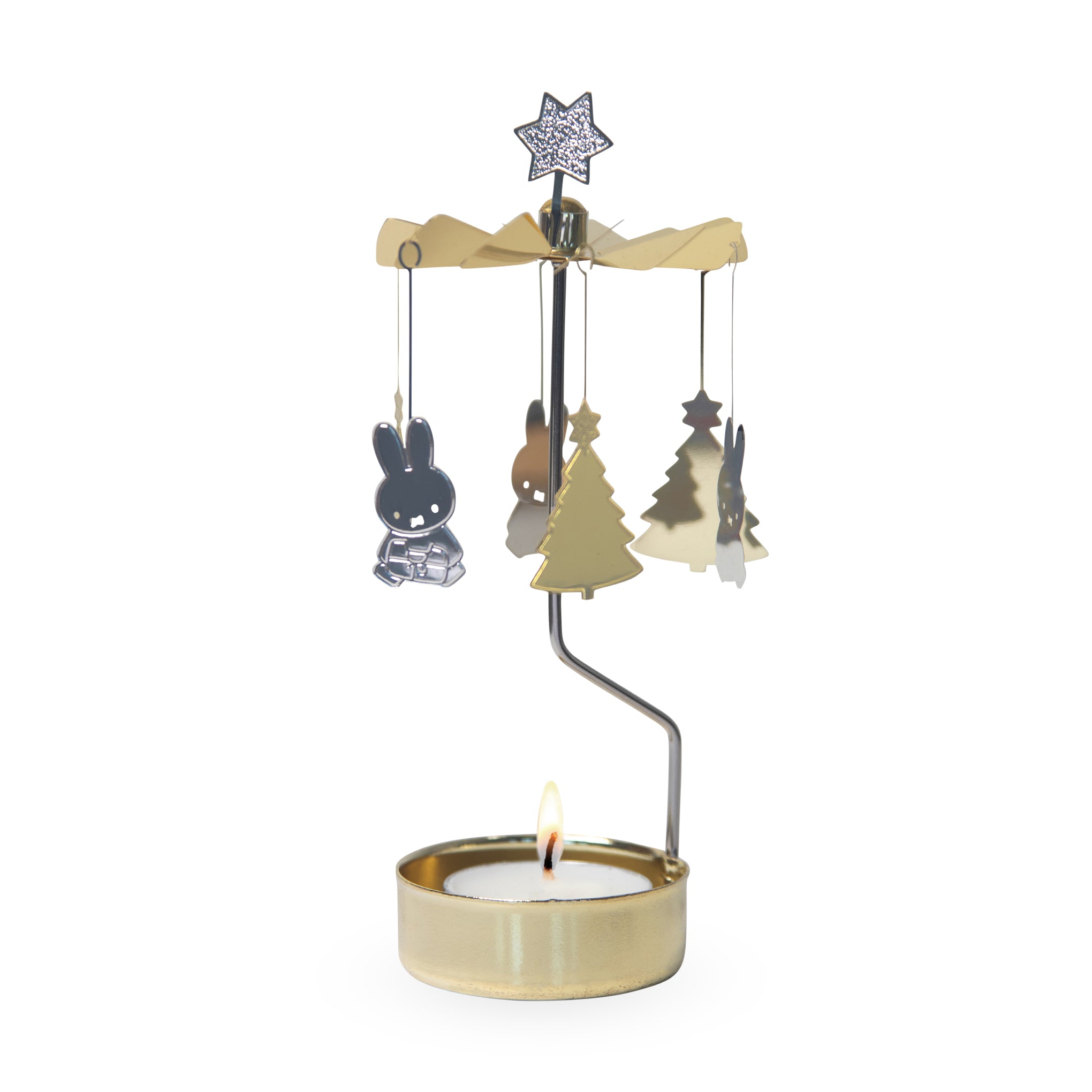 Miffy with Tree Rotary Tea Light Candle Holder