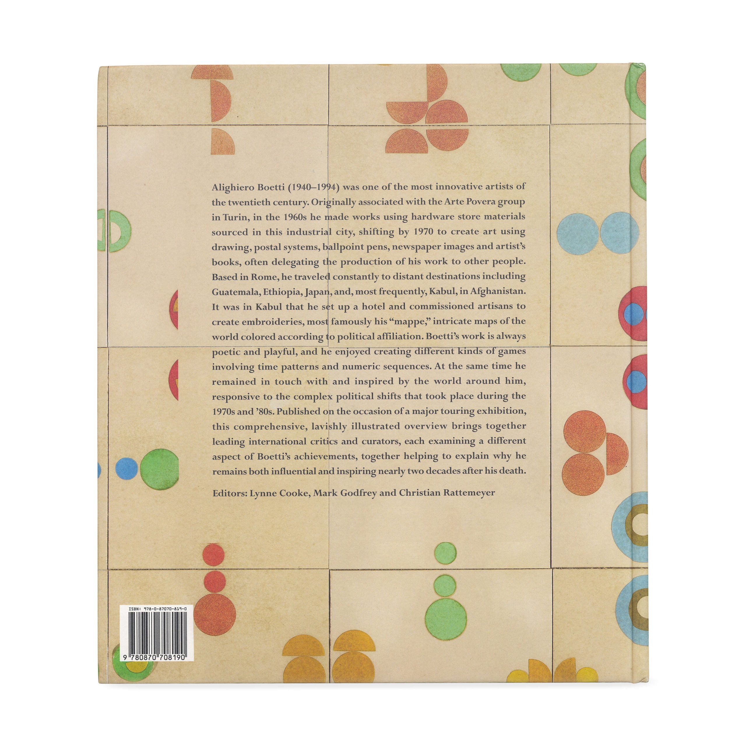 Alighiero Boetti: Game Plan - Hardcover - Image 2
