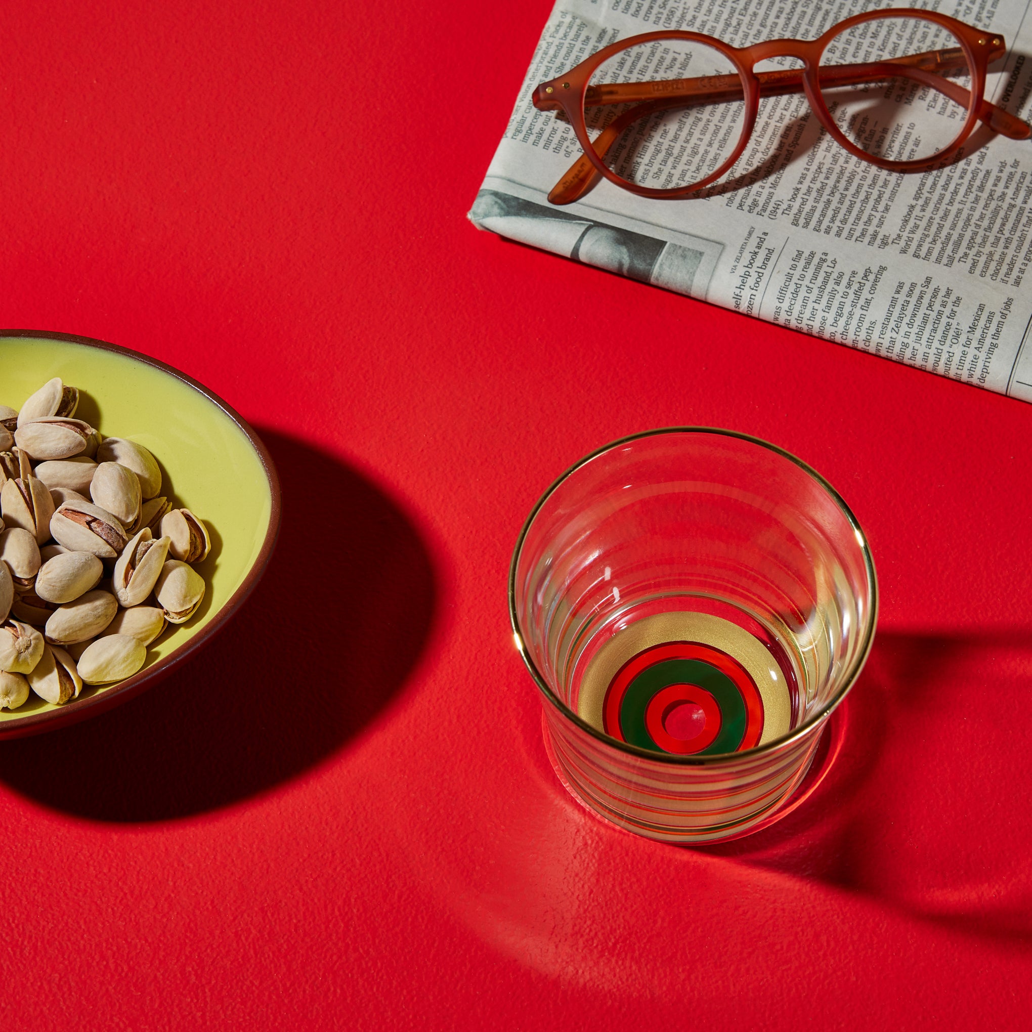 Japanese Rocking Whisky Glass - Gold - Image 2