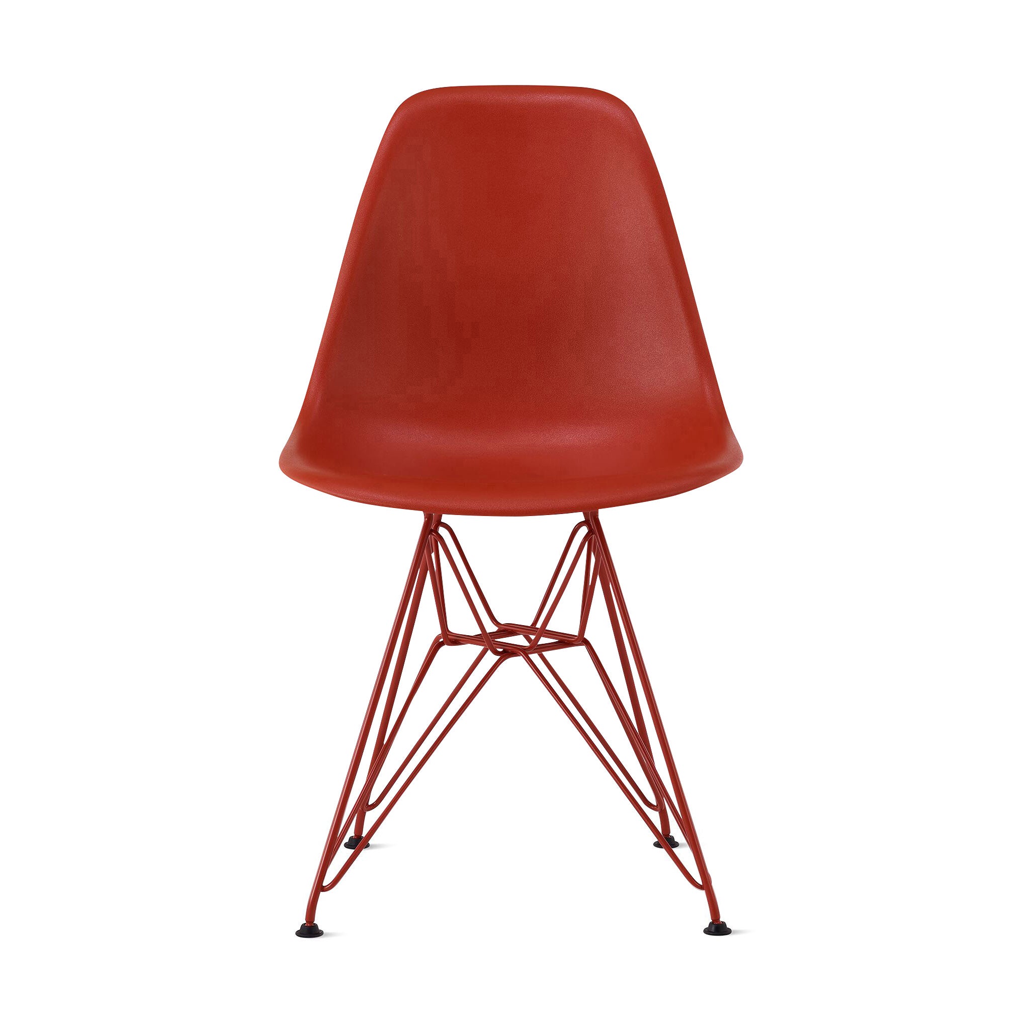 Herman Miller x HAY Eames Molded Recycled Plastic Side Chair - Iron Red - Image 2