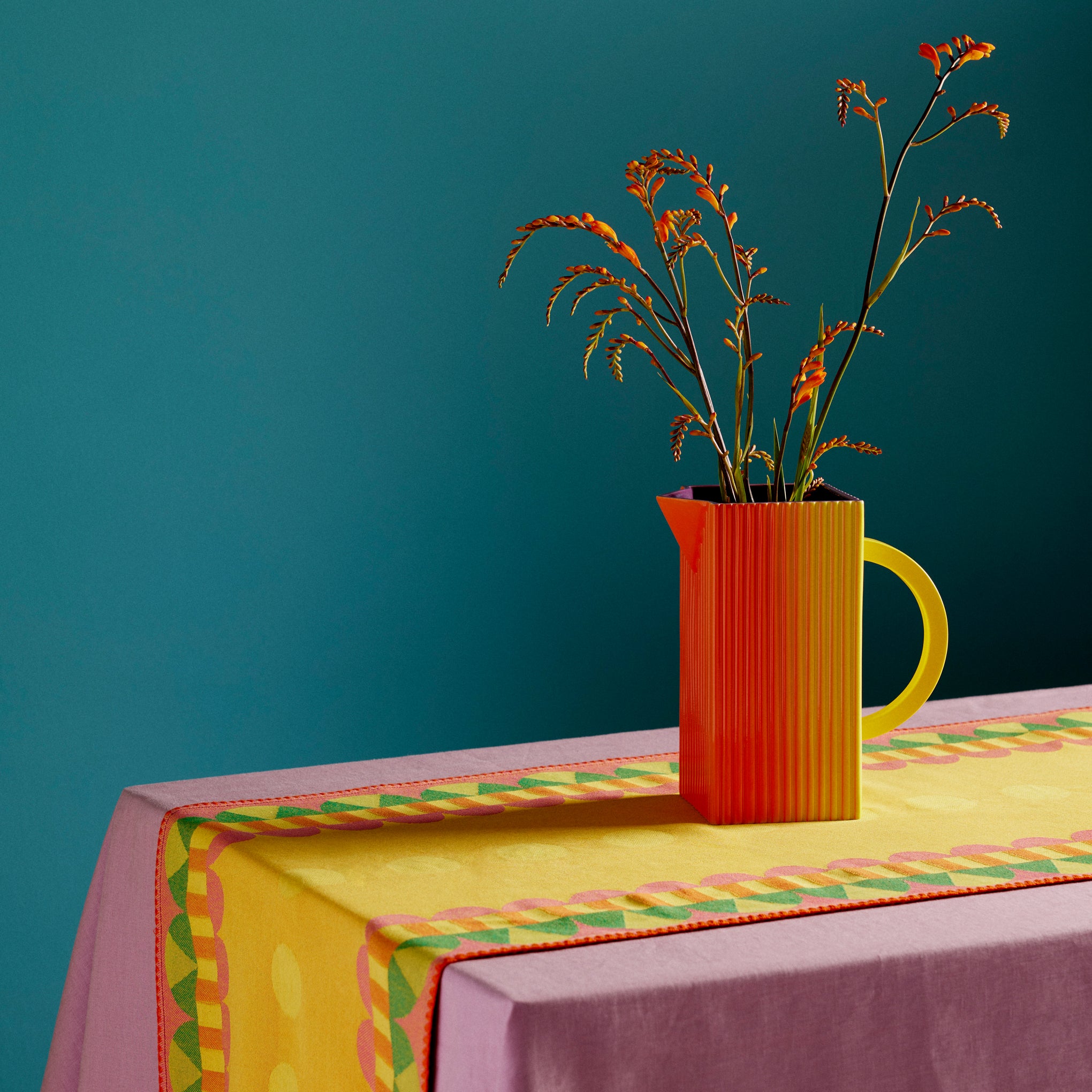 Epin Rere Ceramic Ripple Pitcher by Yinka Ilori - Image 6