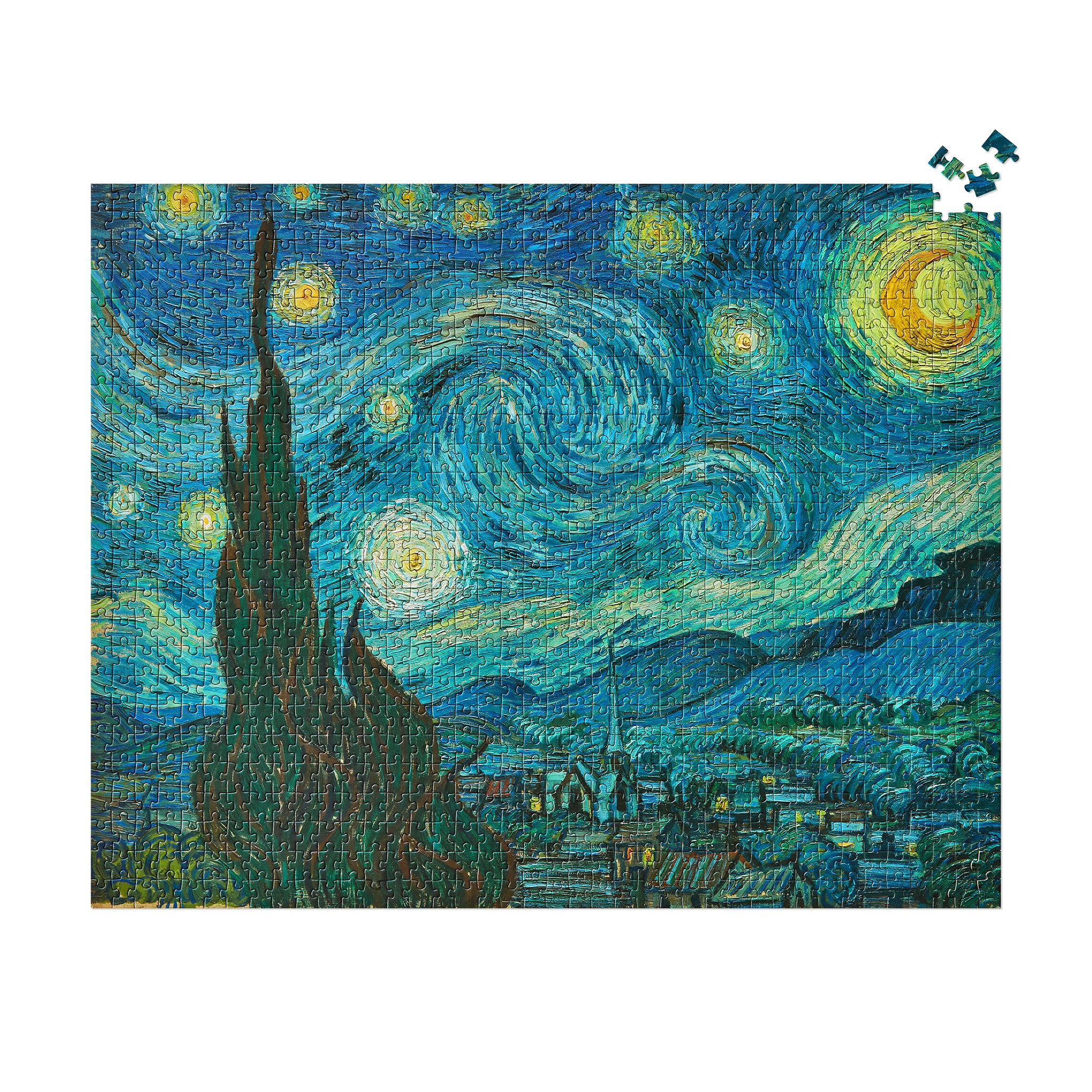 Vincent van Gogh Starry Night Jigsaw Puzzle - 1.000 Pieces