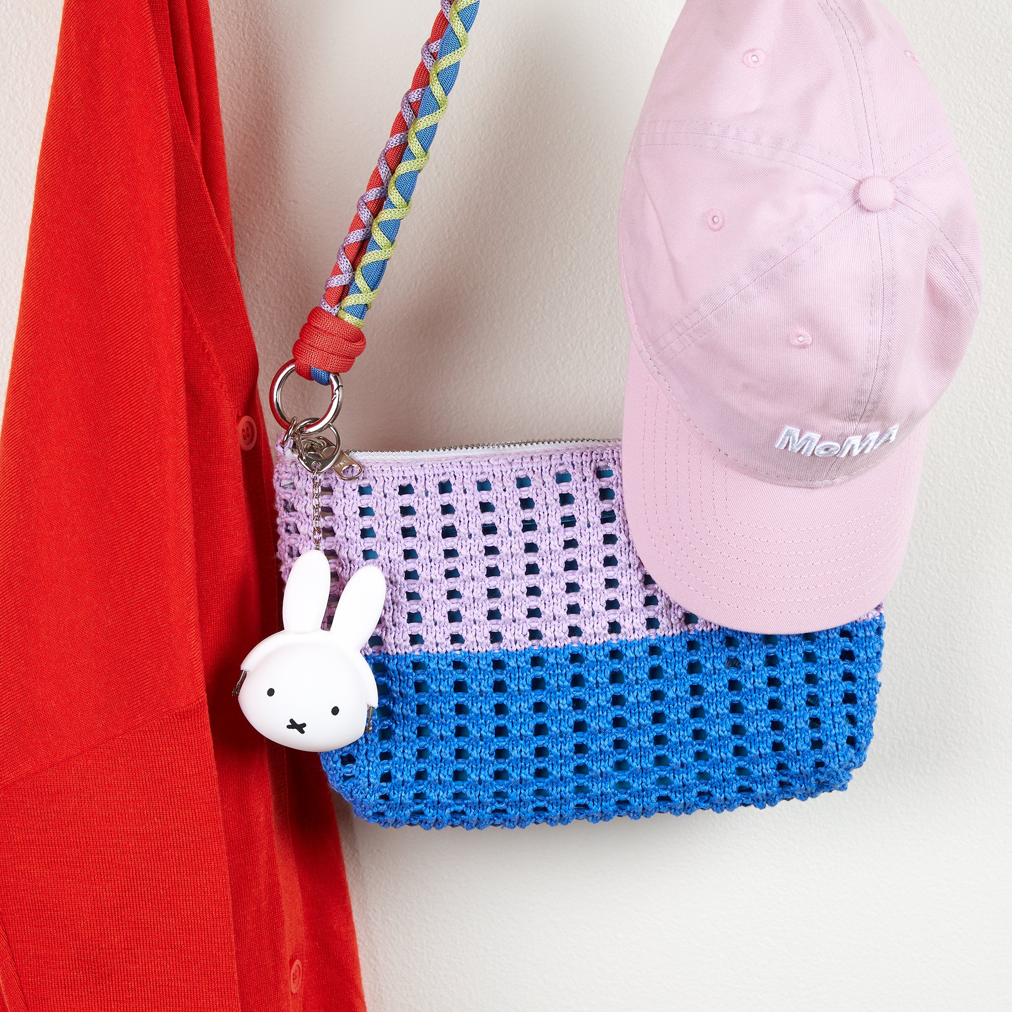 Miffy Pochi Pouch Keychain - White - Image 4