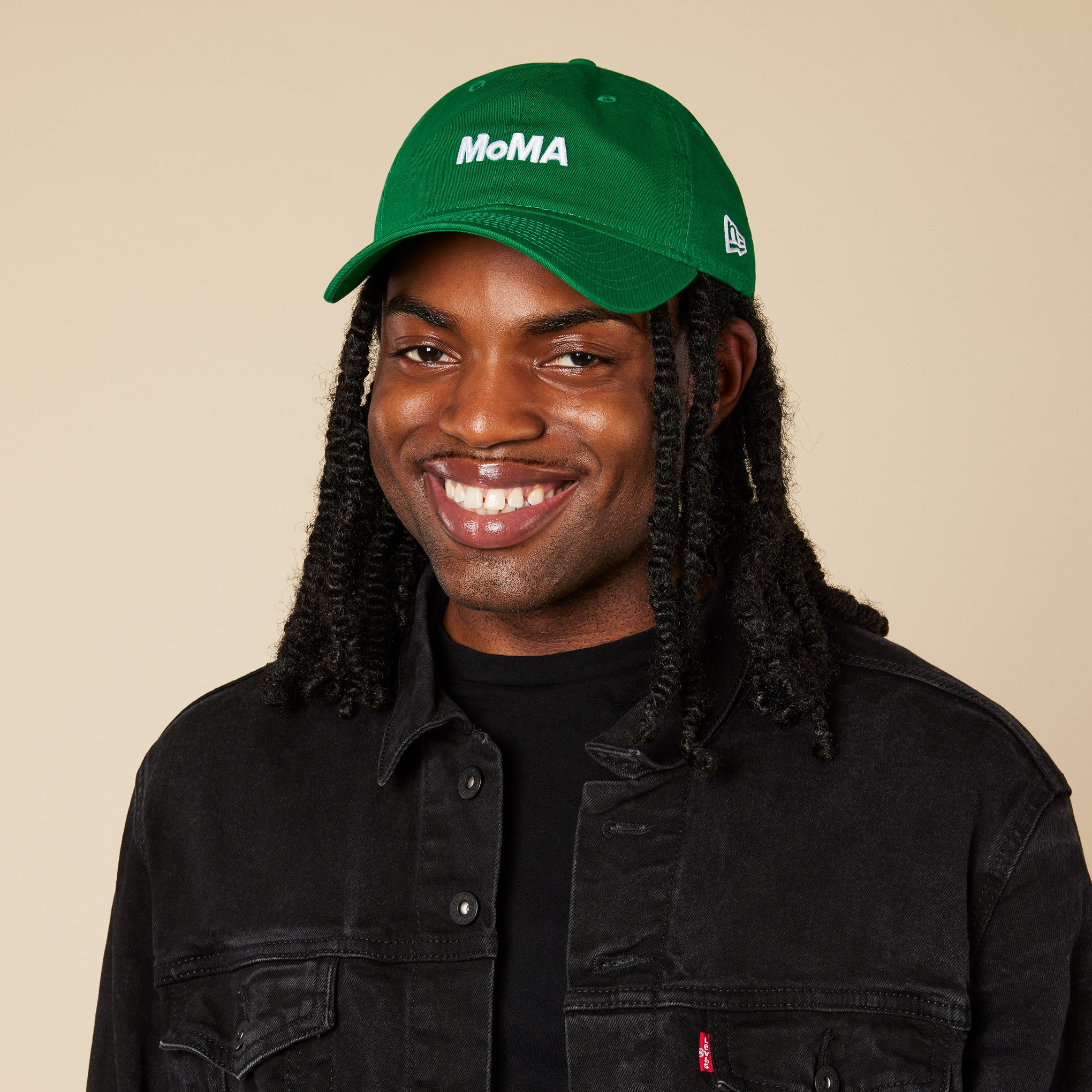 MoMA Adjustable Baseball Cap - Kelly Green - Image 2
