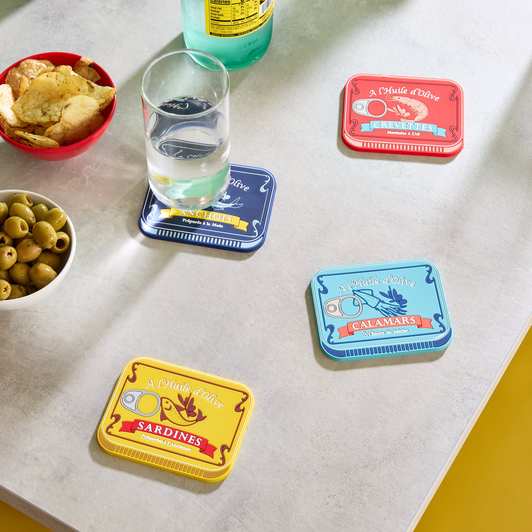 Conserverie Coasters - Set of 4 - Image 2