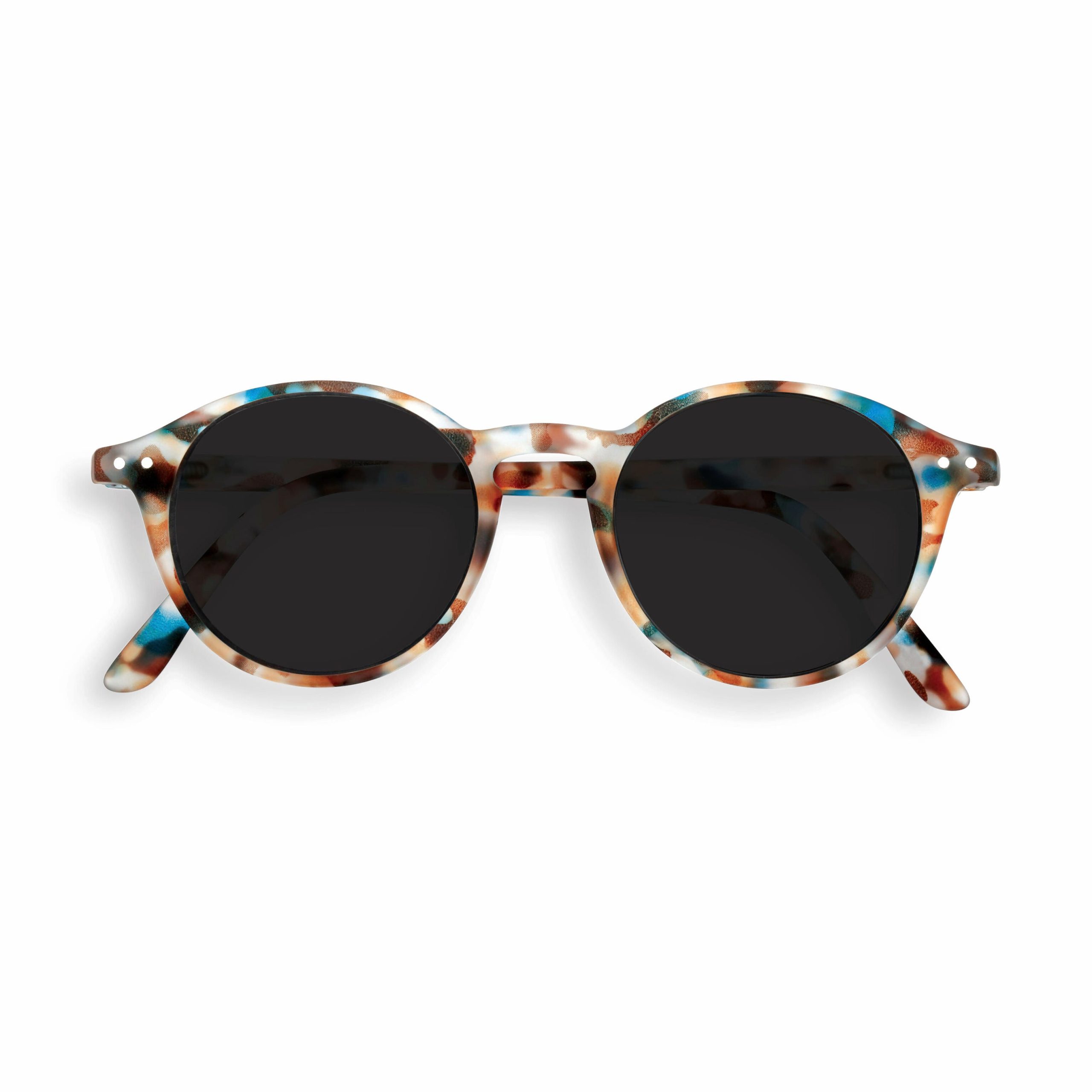 IZIPIZI Round Sunglasses #D - Blue Tortoise - Image 3