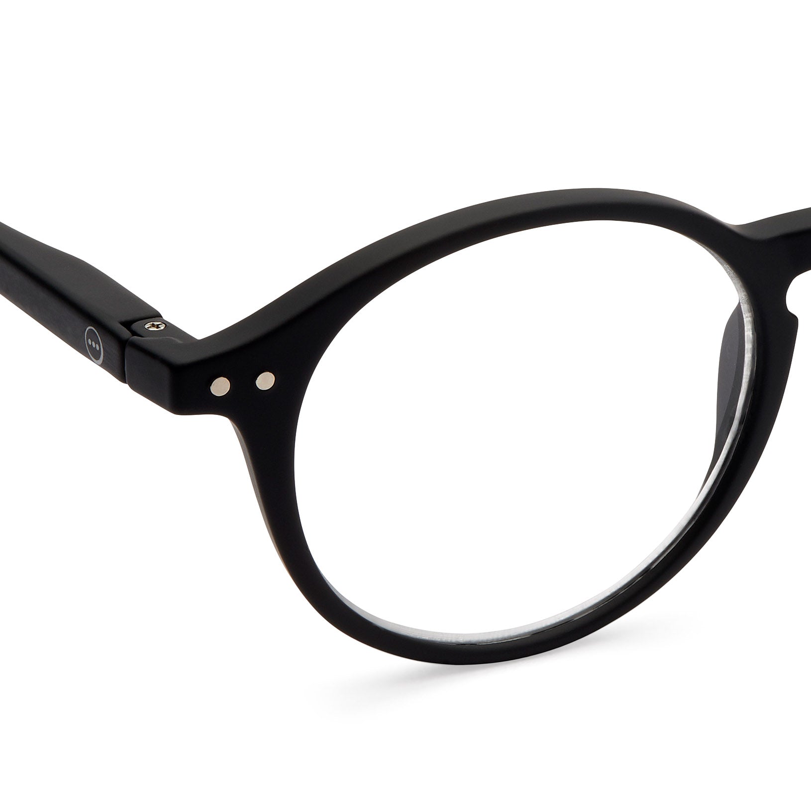 IZIPIZI Round Reading Glasses #D - Black - Image 3