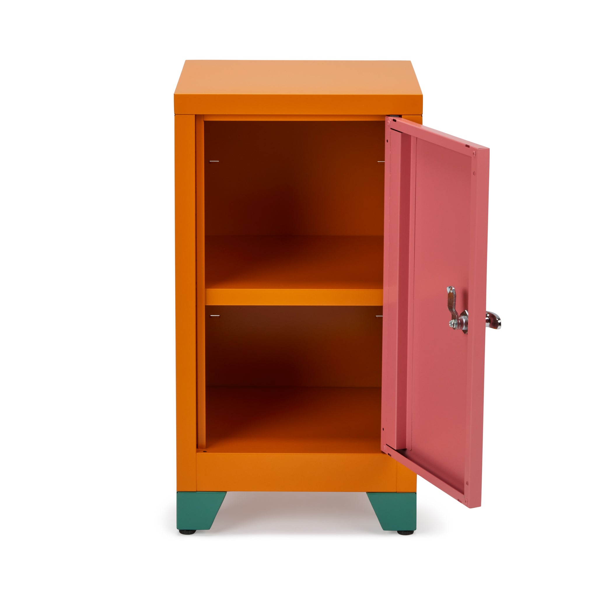 Metal Locker & Side Table - Pink - Image 3