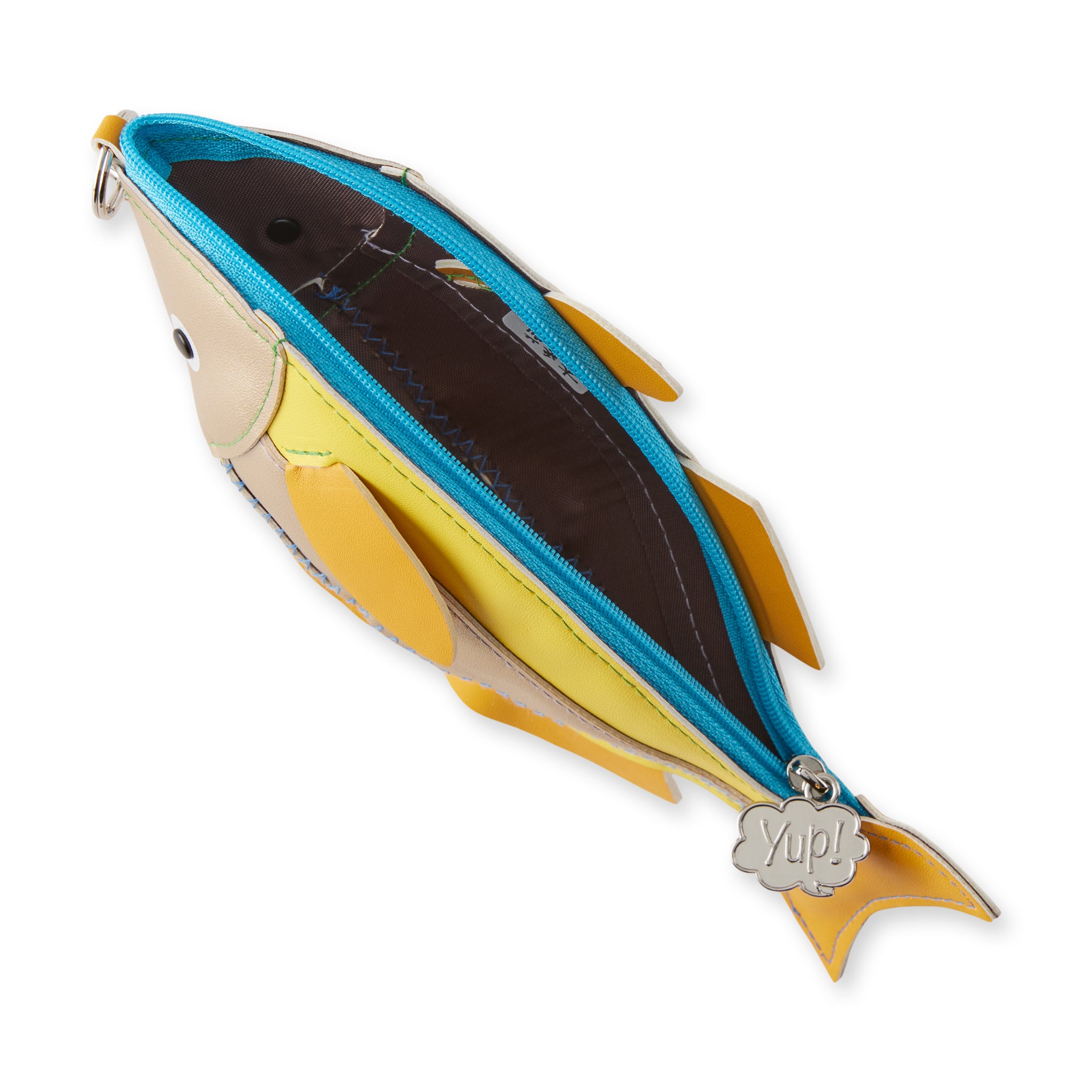 Fish Zip Pouch - Yellow - Image 4