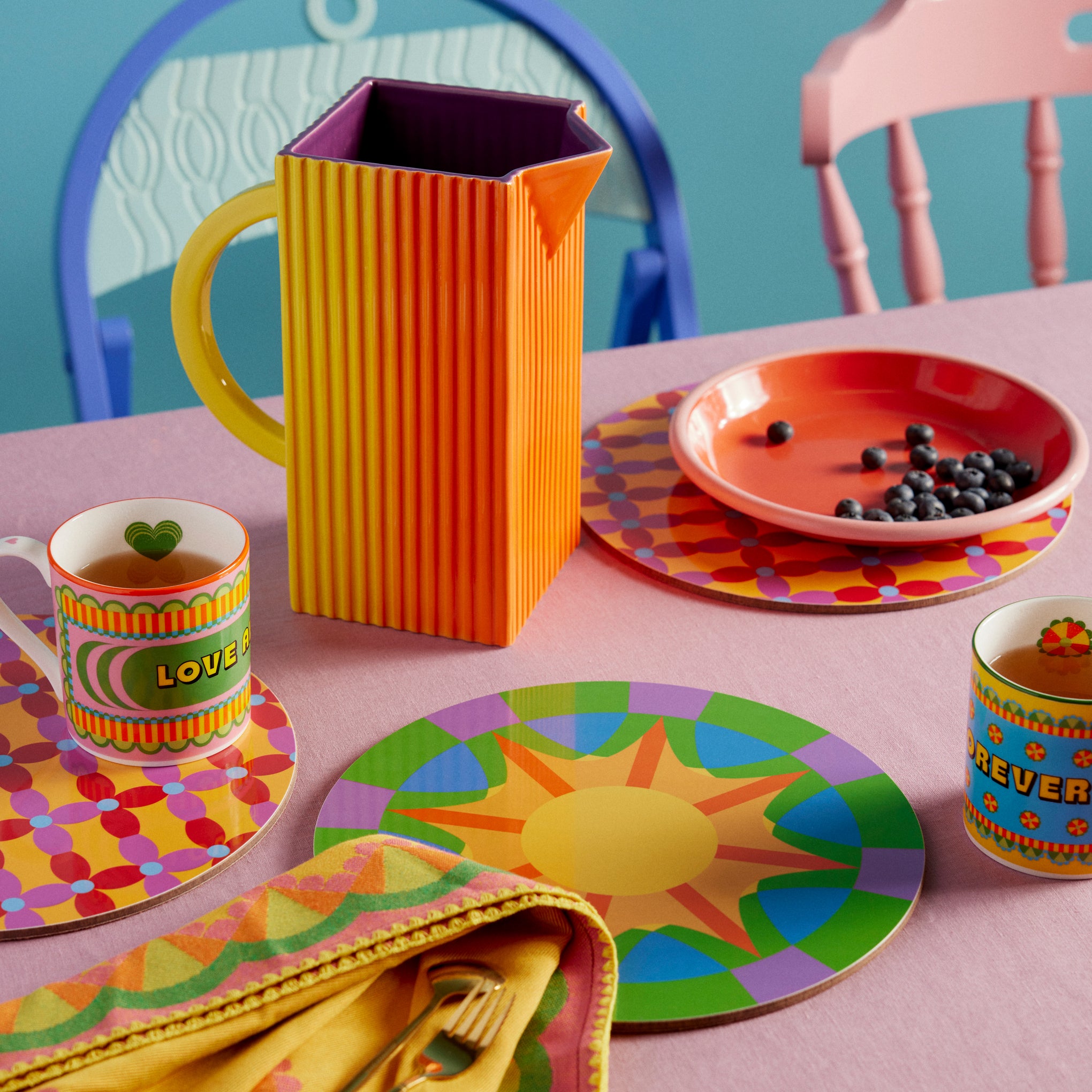 Yinka Ilori O Dara Lati Dara Napkins - Set of 2 - Image 3