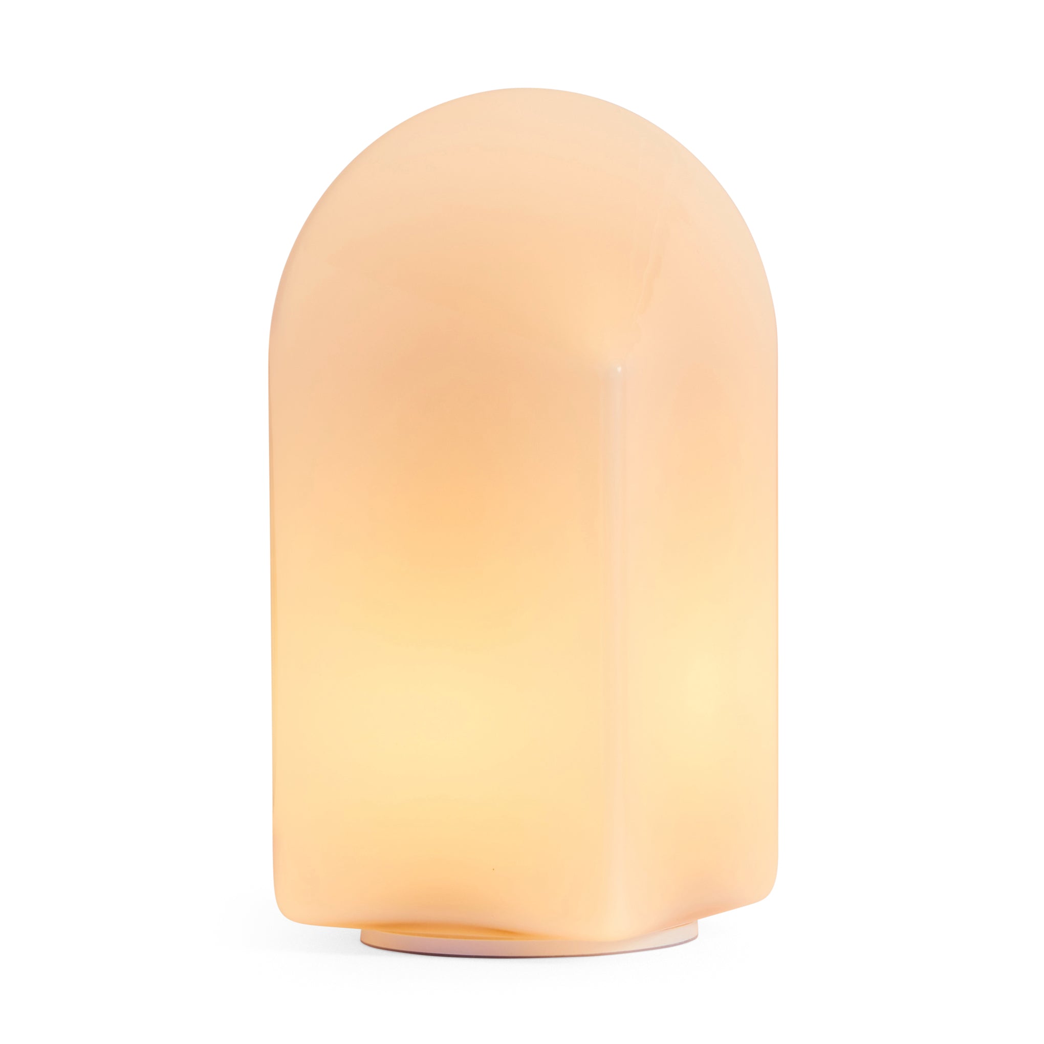 HAY Parade Portable Glass Lamp - Blush Pink