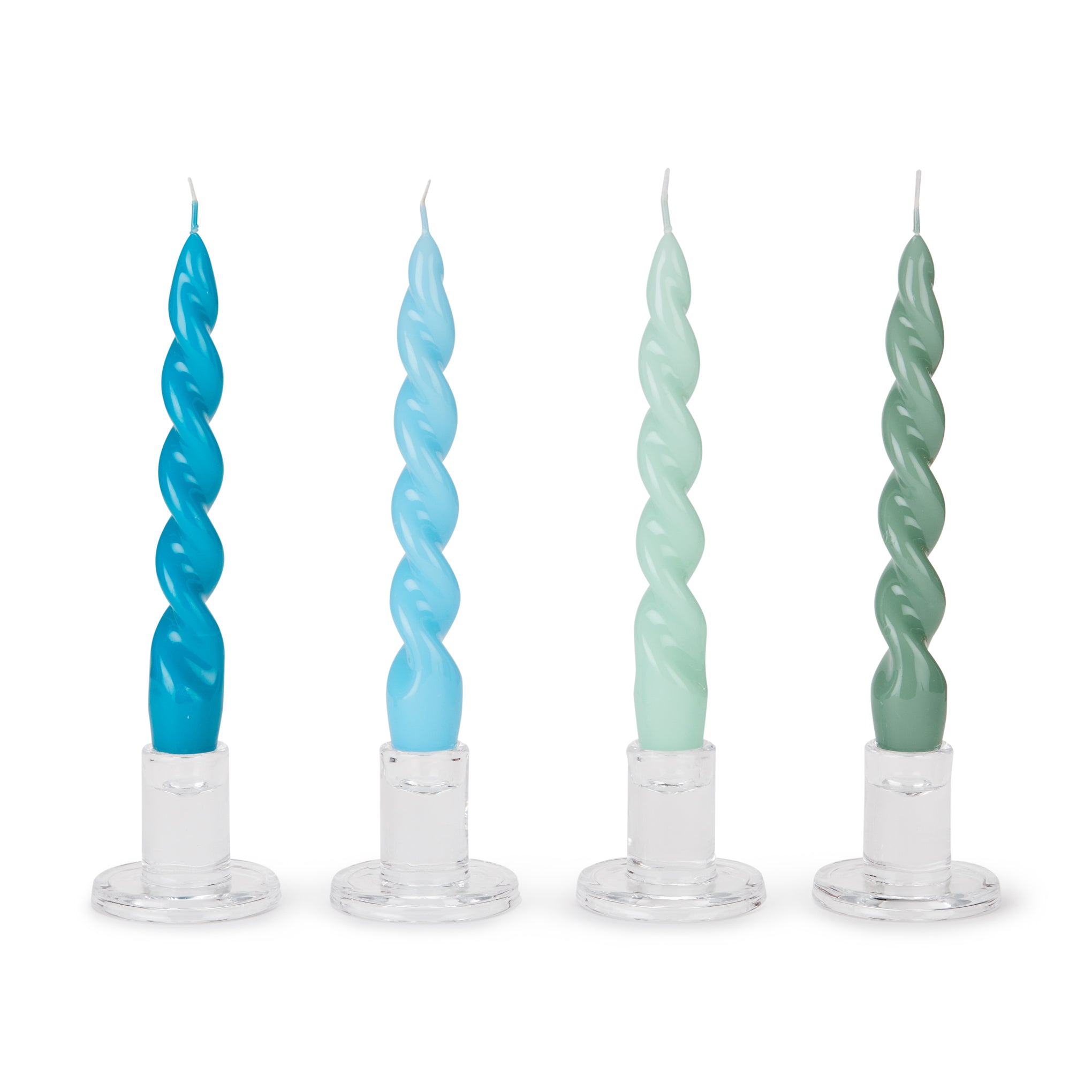 Twist Candles - Set of 4 - Image 3