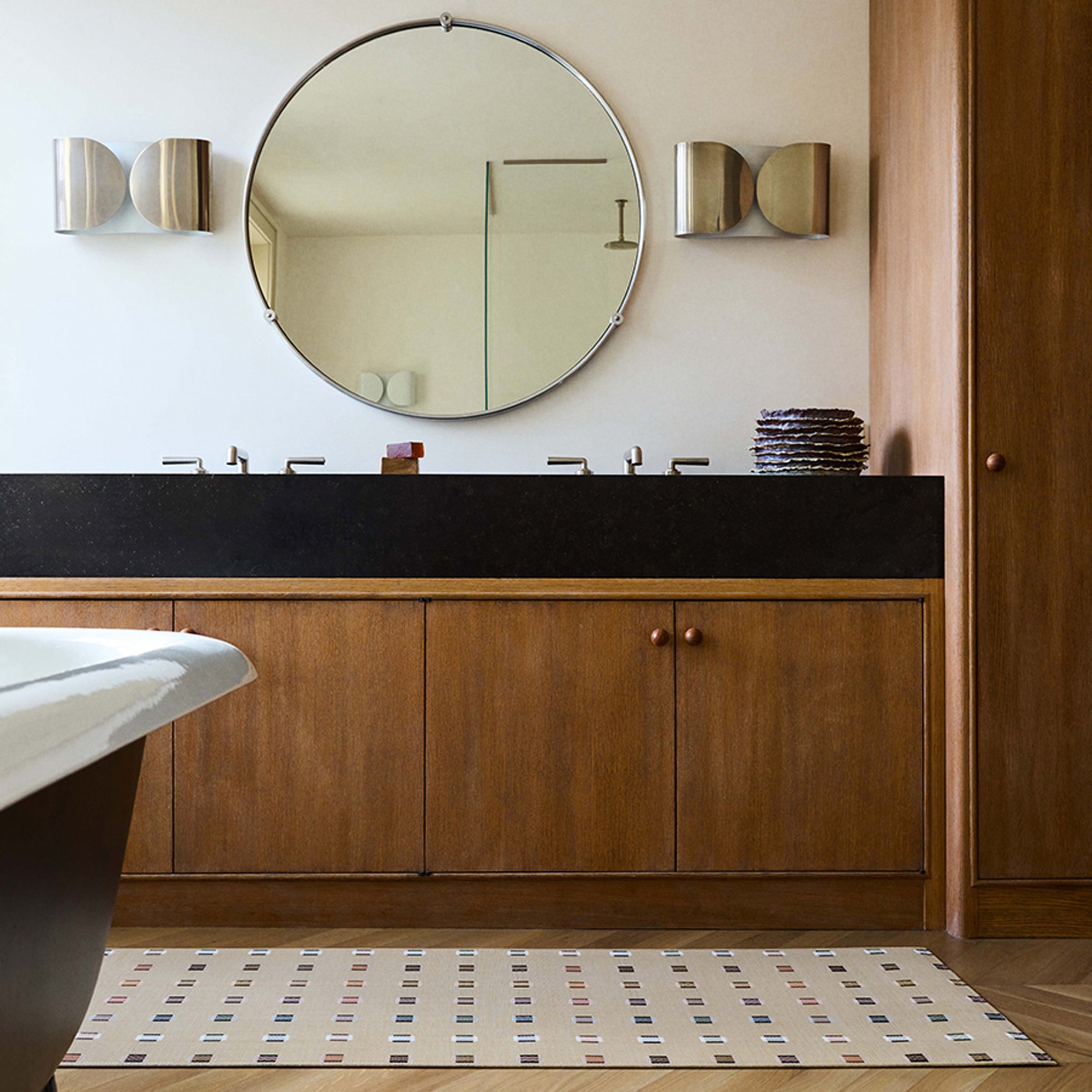 Chilewich Sampler Floormat - Wheat - Image 2